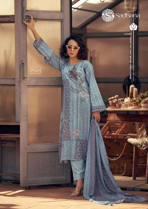 Mahnoor By Sadhana Fashion 11327 To 11332 Series Designer Festive Suits Beautiful Fancy Stylish Colorful Party Wear & Occasional Wear Pure Jam Cotton Print Dresses At Wholesale Price