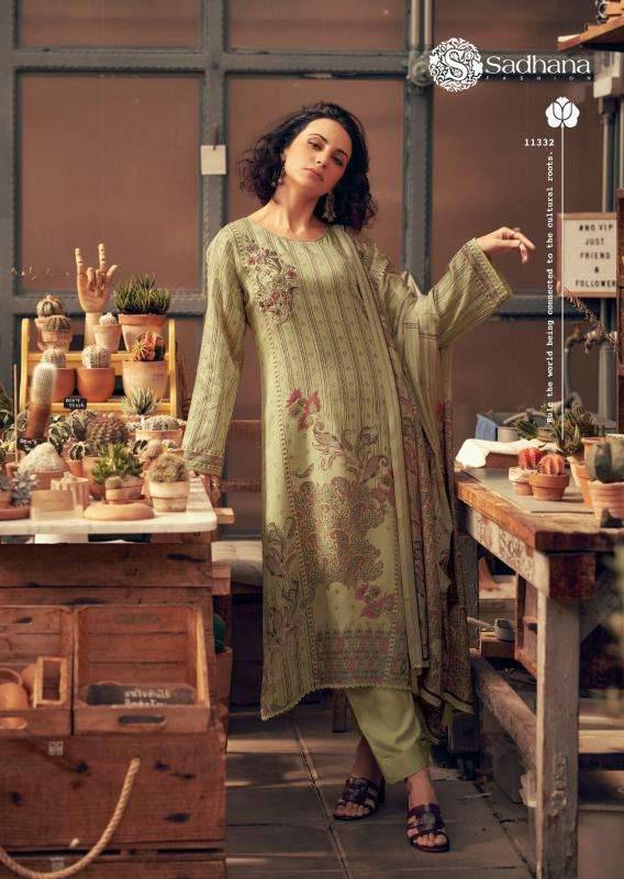 Mahnoor By Sadhana Fashion 11327 To 11332 Series Designer Festive Suits Beautiful Fancy Stylish Colorful Party Wear & Occasional Wear Pure Jam Cotton Print Dresses At Wholesale Price