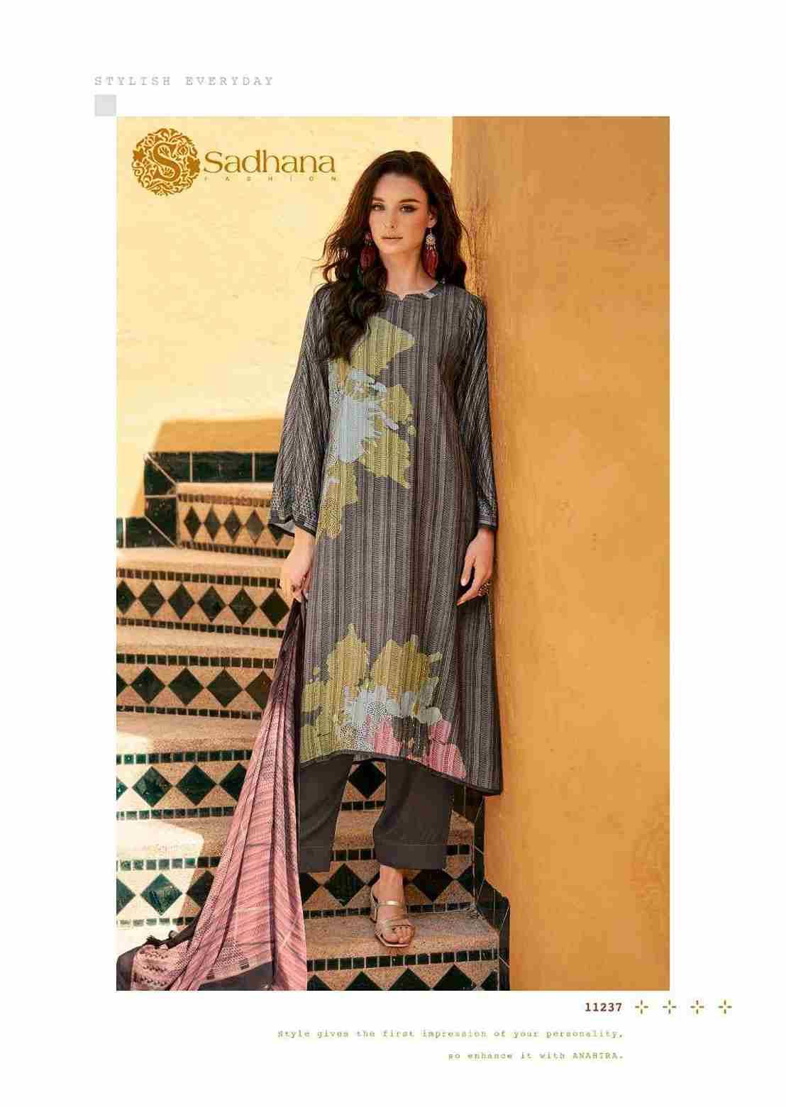 Anahira By Sadhana Fashion 11237 To 11242 Series Designer Festive Suits Beautiful Fancy Stylish Colorful Party Wear & Occasional Wear Pure Muslin Silk Print Dresses At Wholesale Price