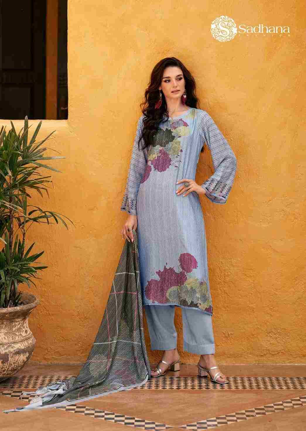 Anahira By Sadhana Fashion 11237 To 11242 Series Designer Festive Suits Beautiful Fancy Stylish Colorful Party Wear & Occasional Wear Pure Muslin Silk Print Dresses At Wholesale Price