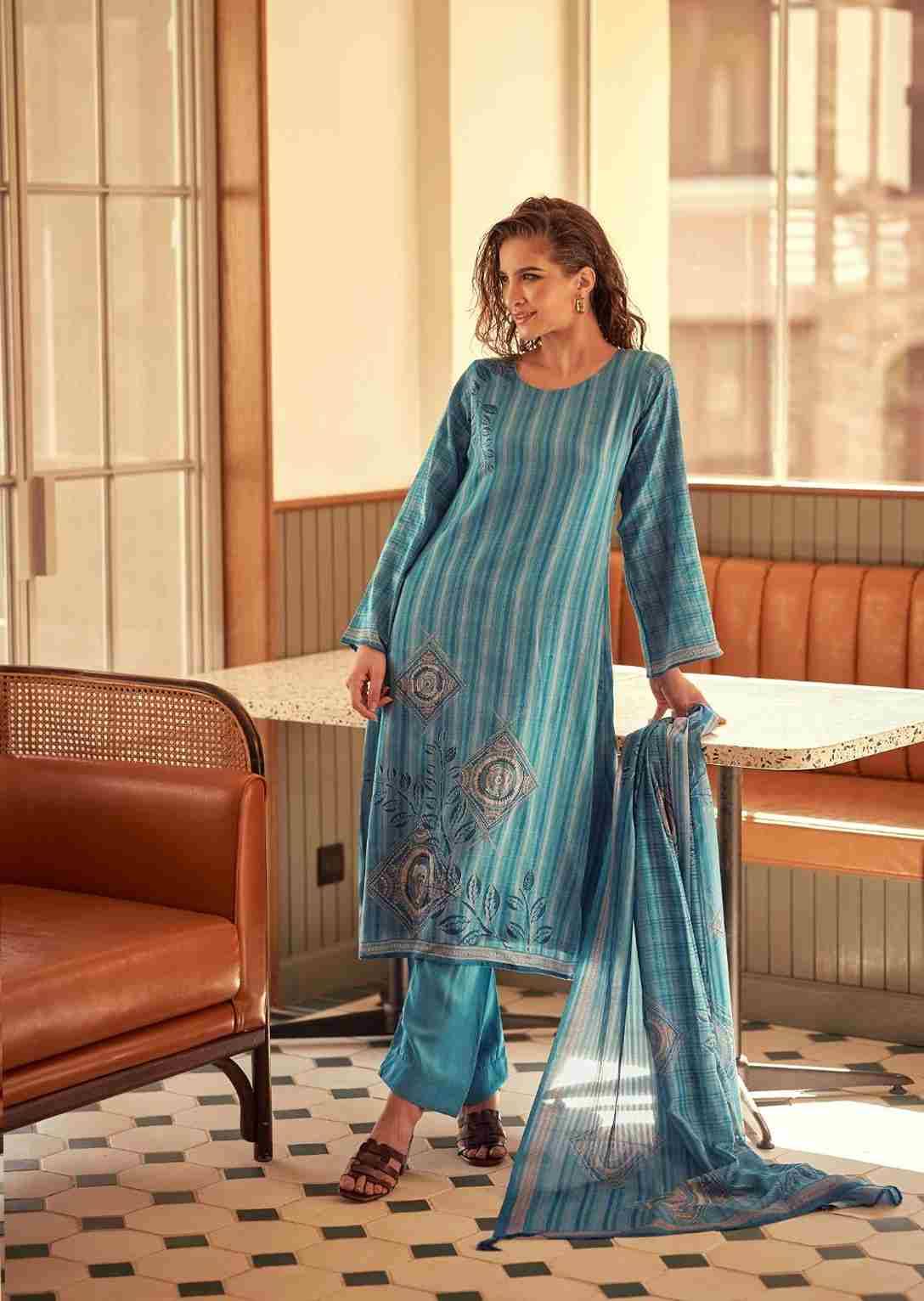 Arisa By Sadhana Fashion 11321 To 11326 Series Designer Festive Suits Beautiful Fancy Stylish Colorful Party Wear & Occasional Wear Pure Jam Cotton Print Dresses At Wholesale Price