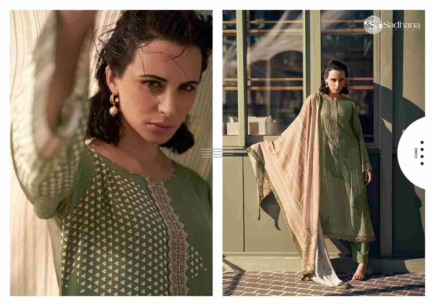 Aleena By Sadhana Fashion 11263 To 11268 Series Designer Festive Suits Beautiful Fancy Stylish Colorful Party Wear & Occasional Wear Pure Muslin Silk Print Dresses At Wholesale Price