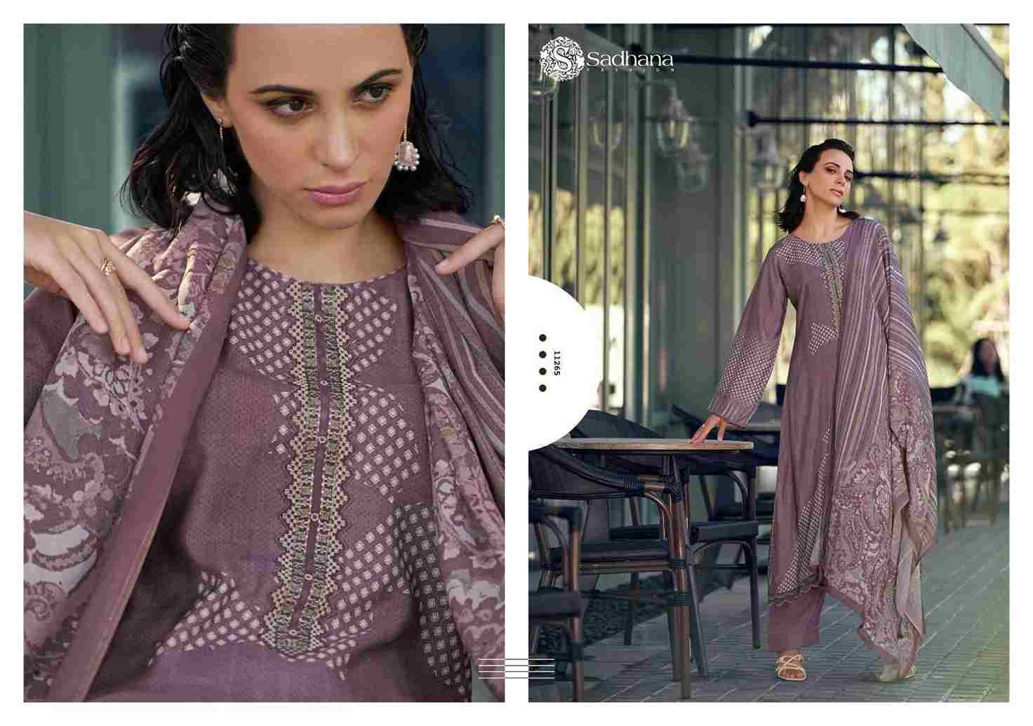 Aleena By Sadhana Fashion 11263 To 11268 Series Designer Festive Suits Beautiful Fancy Stylish Colorful Party Wear & Occasional Wear Pure Muslin Silk Print Dresses At Wholesale Price