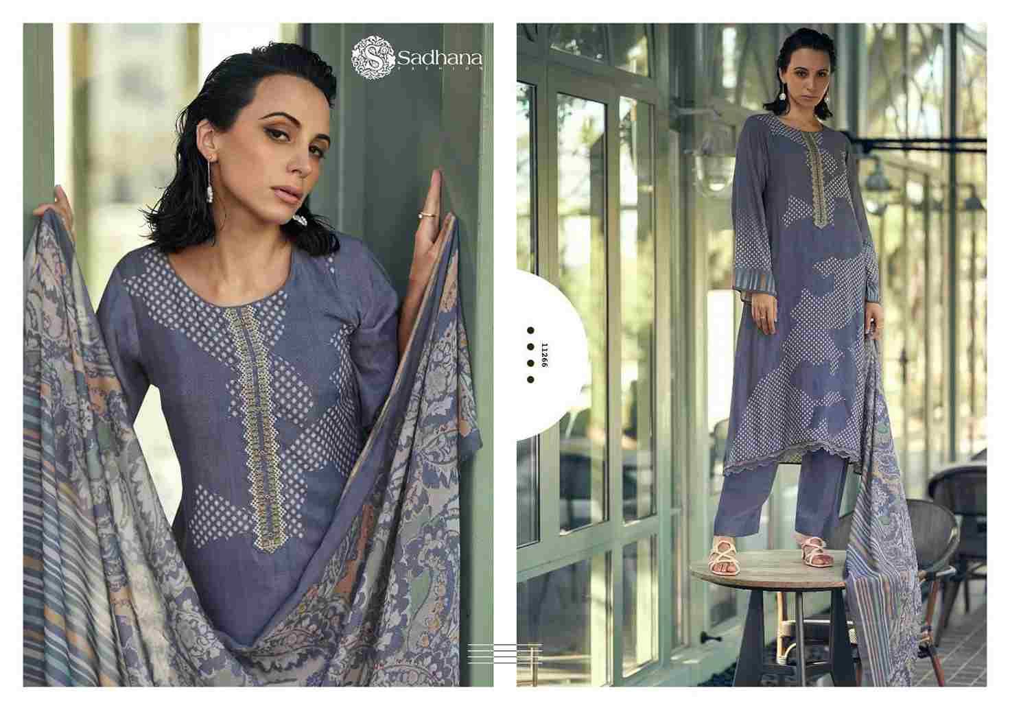 Aleena By Sadhana Fashion 11263 To 11268 Series Designer Festive Suits Beautiful Fancy Stylish Colorful Party Wear & Occasional Wear Pure Muslin Silk Print Dresses At Wholesale Price