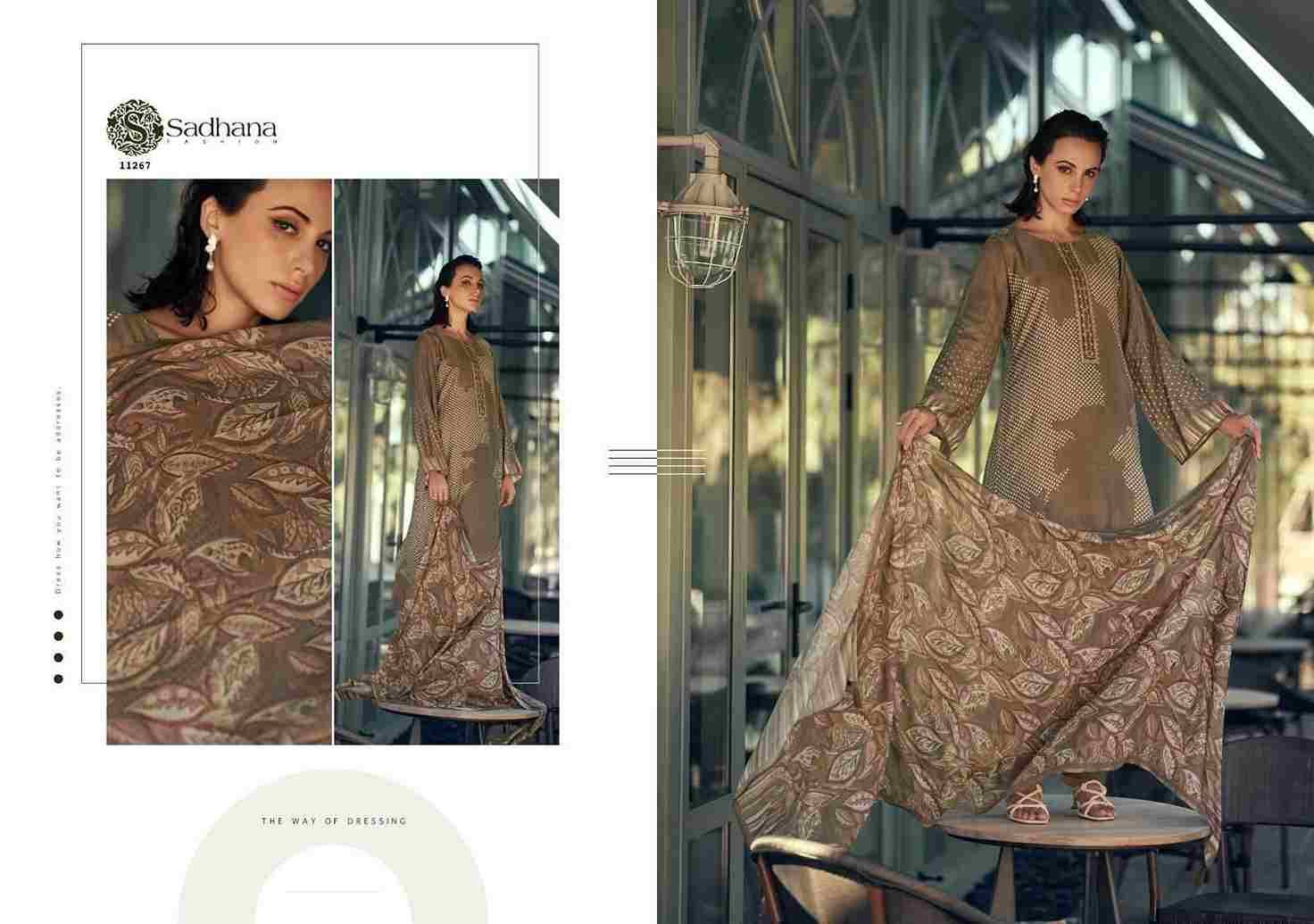 Aleena By Sadhana Fashion 11263 To 11268 Series Designer Festive Suits Beautiful Fancy Stylish Colorful Party Wear & Occasional Wear Pure Muslin Silk Print Dresses At Wholesale Price