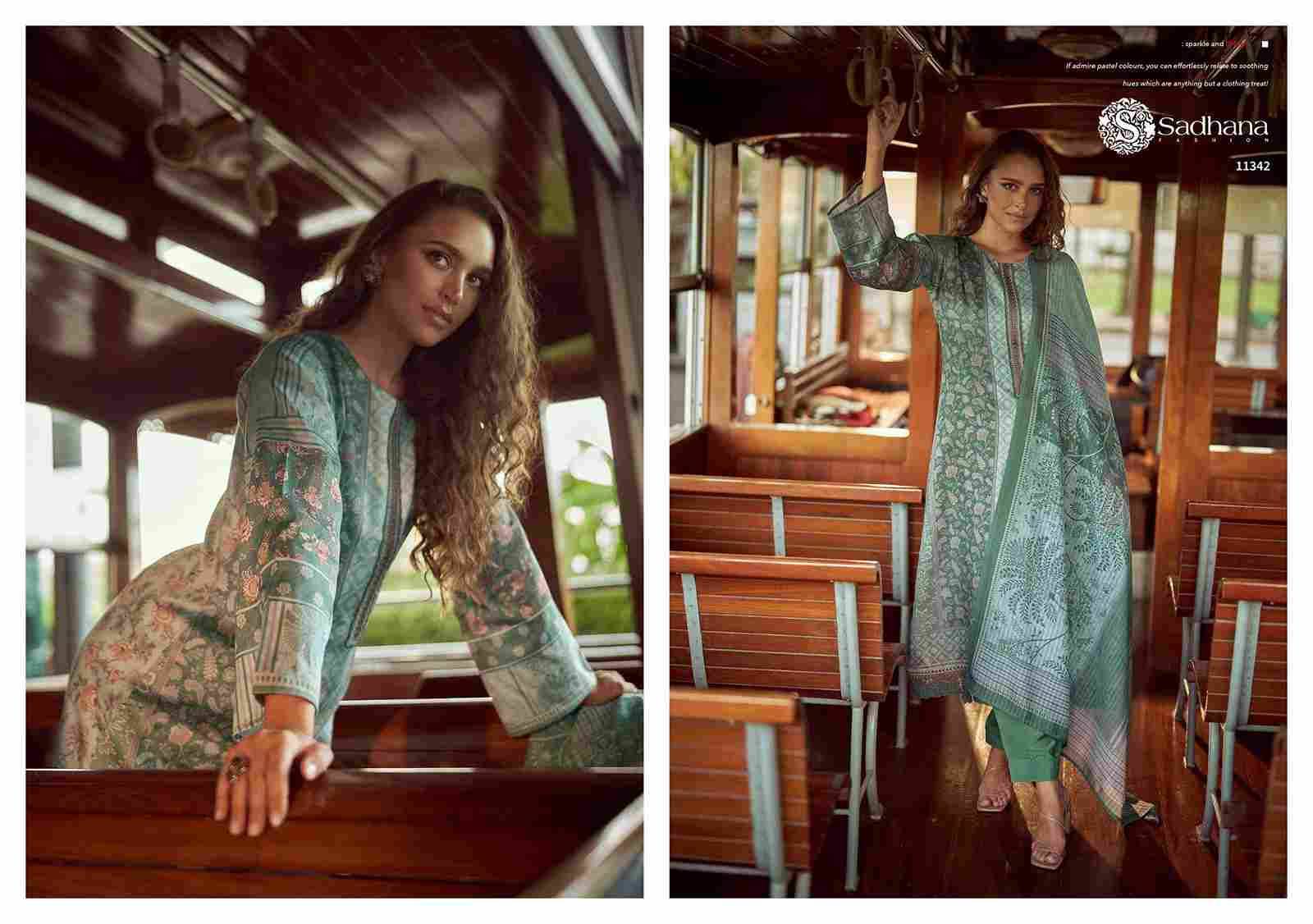 Selin By Sadhana Fashion 11339 To 11344 Series Designer Festive Suits Beautiful Fancy Stylish Colorful Party Wear & Occasional Wear Pure Jam Cotton Print Dresses At Wholesale Price