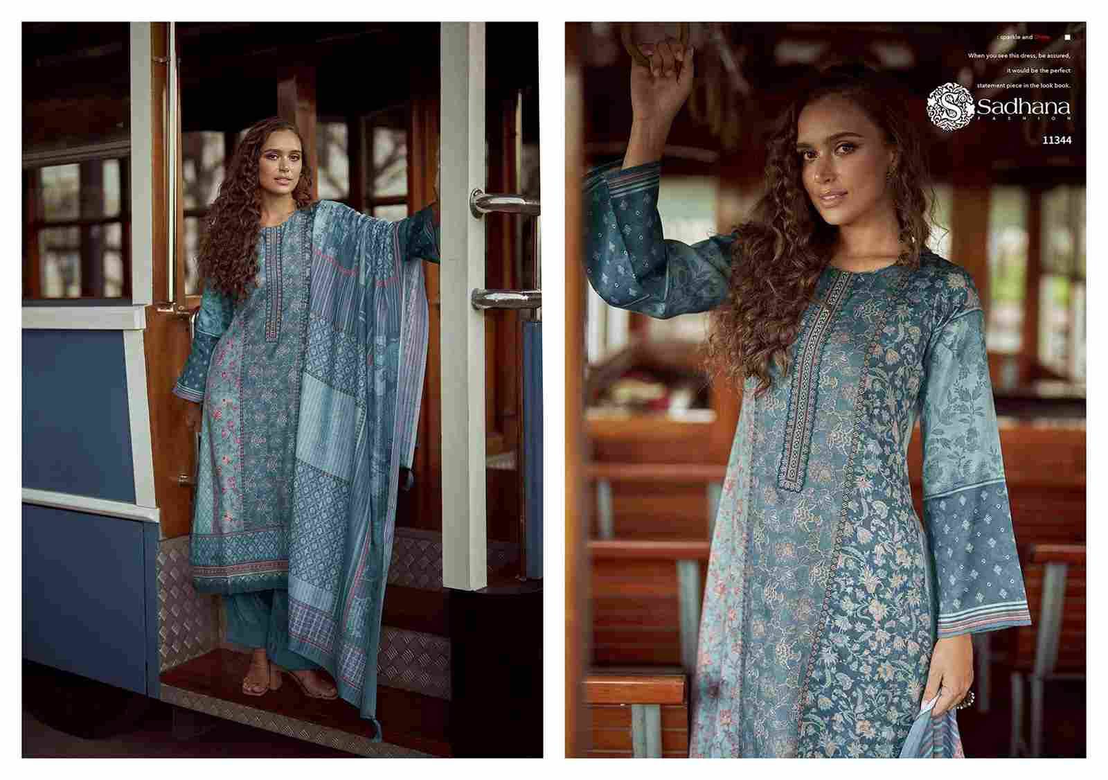 Selin By Sadhana Fashion 11339 To 11344 Series Designer Festive Suits Beautiful Fancy Stylish Colorful Party Wear & Occasional Wear Pure Jam Cotton Print Dresses At Wholesale Price