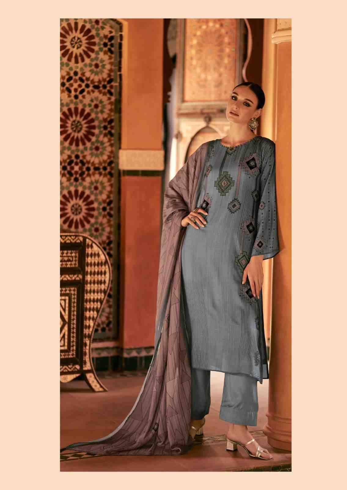 Hayat By Sadhana Fashion 11243 To 11248 Series Designer Festive Suits Beautiful Fancy Stylish Colorful Party Wear & Occasional Wear Pure Muslin Silk Print Dresses At Wholesale Price