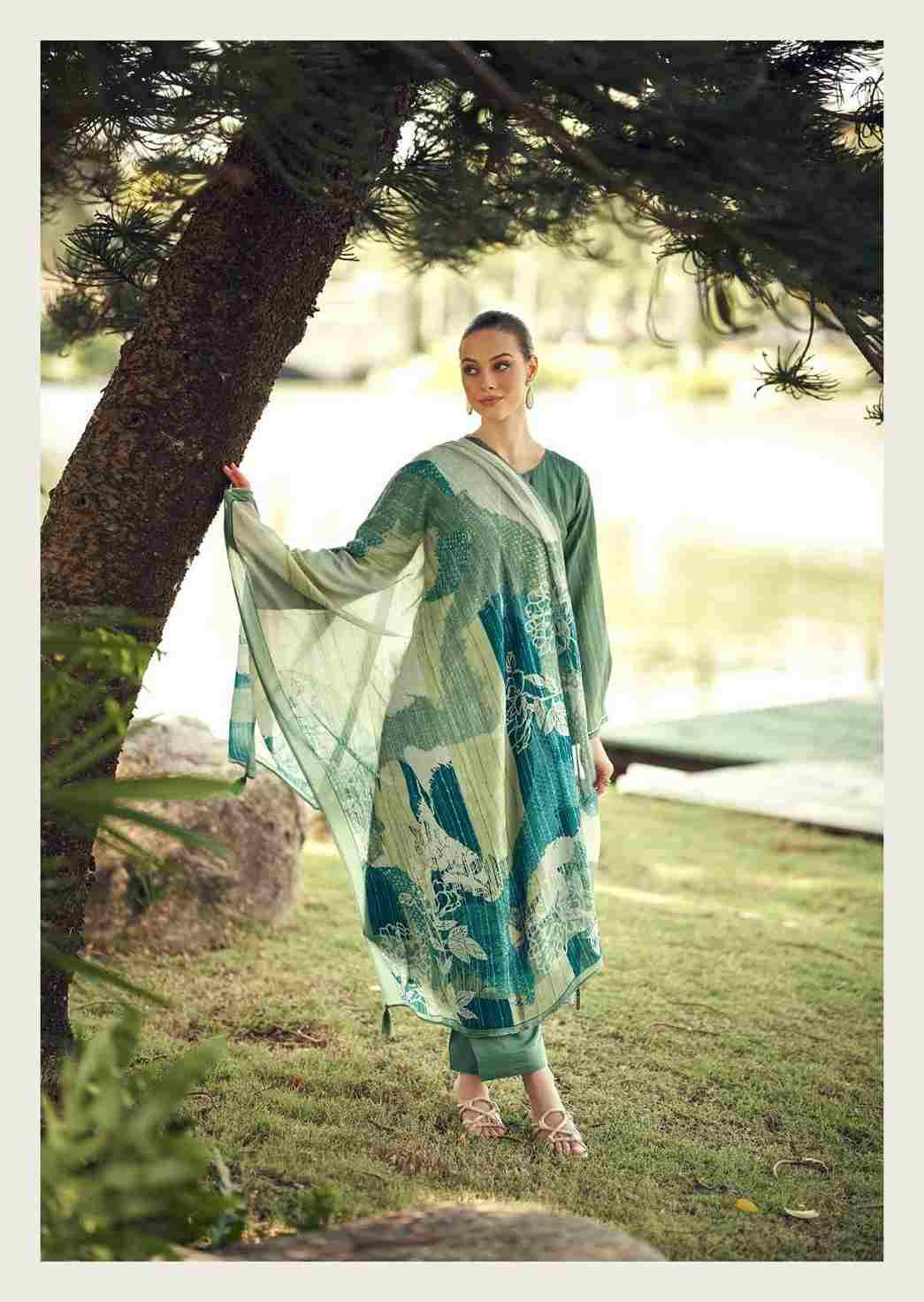 Iliana By Sadhana Fashion 11305 To 11312 Series Designer Festive Suits Beautiful Fancy Stylish Colorful Party Wear & Occasional Wear Pure Muslin Silk Print Dresses At Wholesale Price