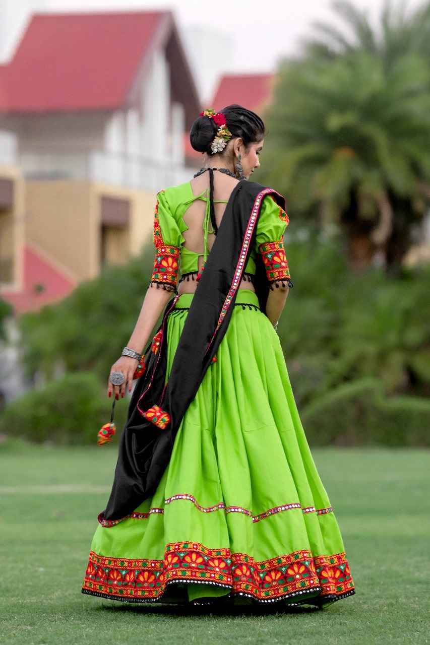 Awy-7067 By Fashid Wholesale Designer Beautiful Navratri Collection Occasional Wear & Party Wear Pure Cotton Lehengas At Wholesale Price