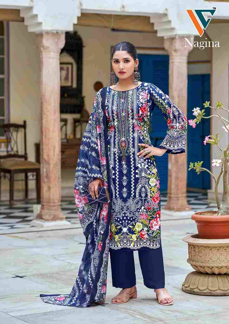Nagina Vol-5 By Vandana Creation 5001 To 5008 Series Beautiful Festive Suits Stylish Fancy Colorful Casual Wear & Ethnic Wear Cotton Print Dresses At Wholesale Price