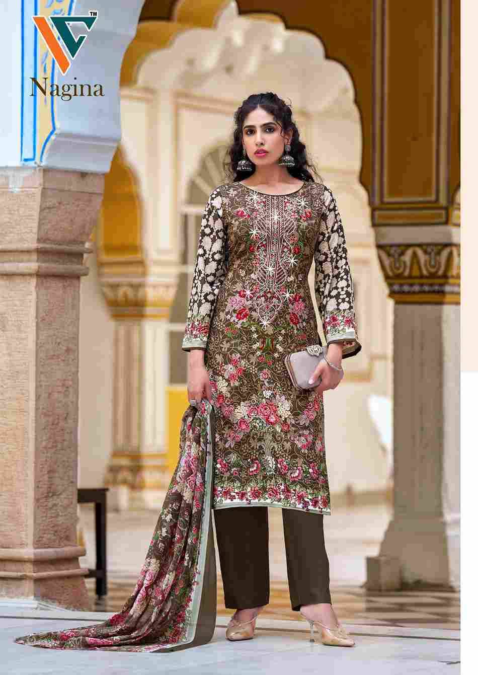 Nagina Vol-5 By Vandana Creation 5001 To 5008 Series Beautiful Festive Suits Stylish Fancy Colorful Casual Wear & Ethnic Wear Cotton Print Dresses At Wholesale Price