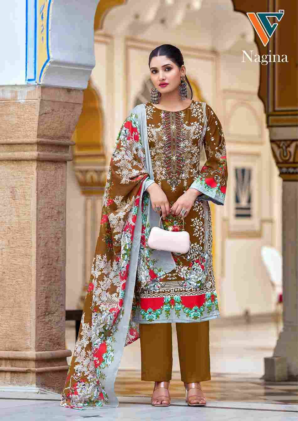 Nagina Vol-5 By Vandana Creation 5001 To 5008 Series Beautiful Festive Suits Stylish Fancy Colorful Casual Wear & Ethnic Wear Cotton Print Dresses At Wholesale Price