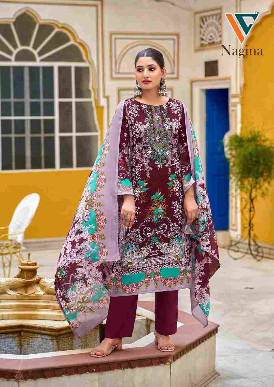 Nagina Vol-5 By Vandana Creation 5001 To 5008 Series Beautiful Festive Suits Stylish Fancy Colorful Casual Wear & Ethnic Wear Cotton Print Dresses At Wholesale Price