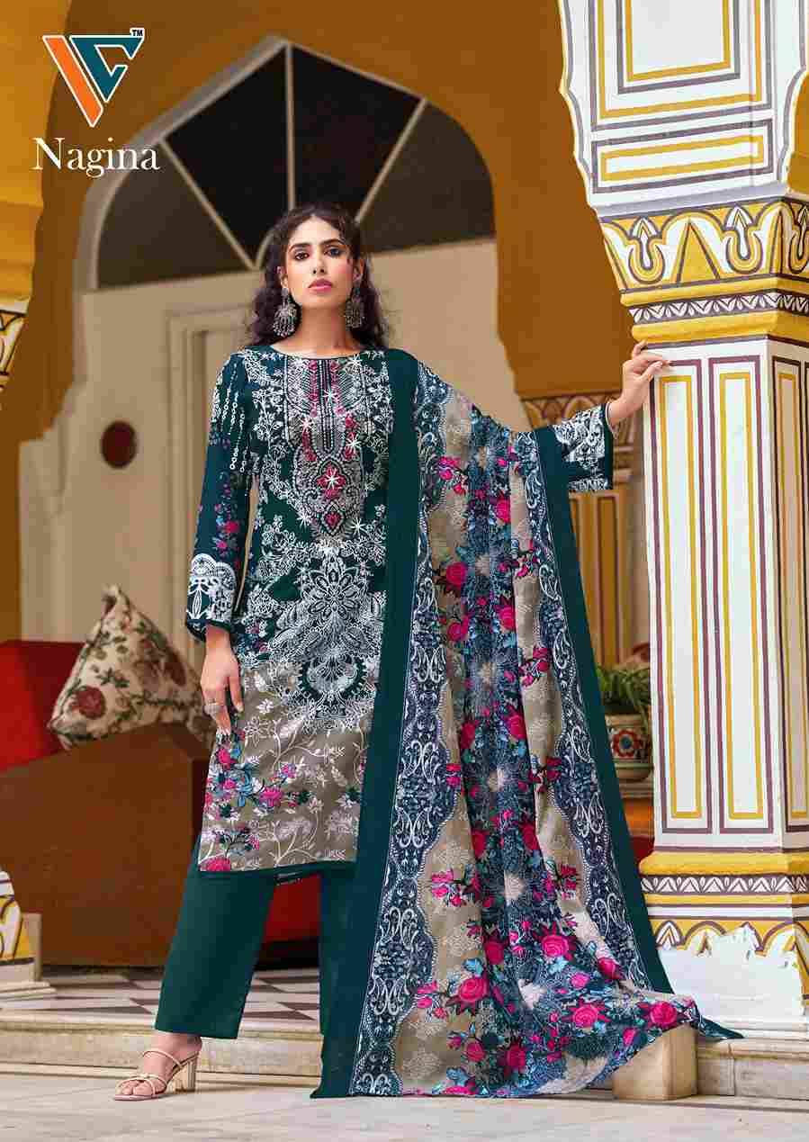 Nagina Vol-5 By Vandana Creation 5001 To 5008 Series Beautiful Festive Suits Stylish Fancy Colorful Casual Wear & Ethnic Wear Cotton Print Dresses At Wholesale Price