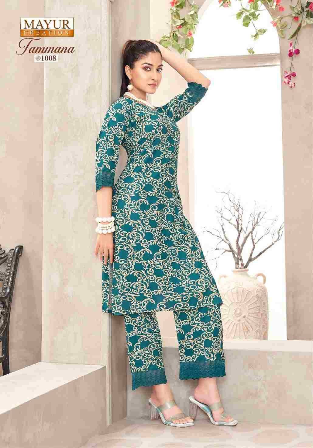 Tamanna Vol-1 By Mayur Creation 1001 To 1010 Series Designer Stylish Fancy Colorful Beautiful Party Wear & Ethnic Wear Collection Heavy Rayon Co-Ords At Wholesale Price