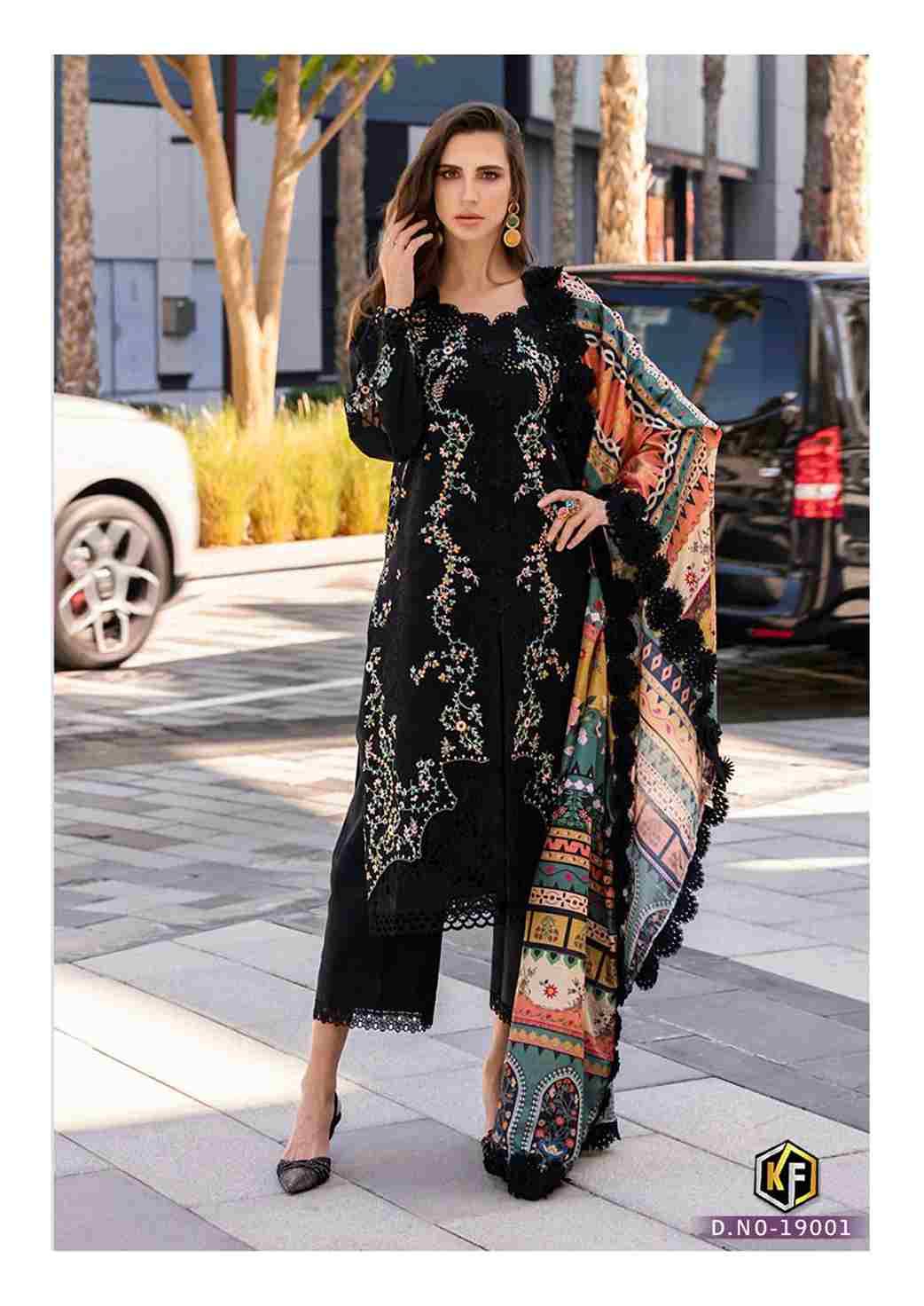 Sobia Nazir Vol-19 By Keval Fab 19001 To 19006 Series Beautiful Festive Suits Colorful Stylish Fancy Casual Wear & Ethnic Wear Heavy Cotton Print Dresses At Wholesale Price