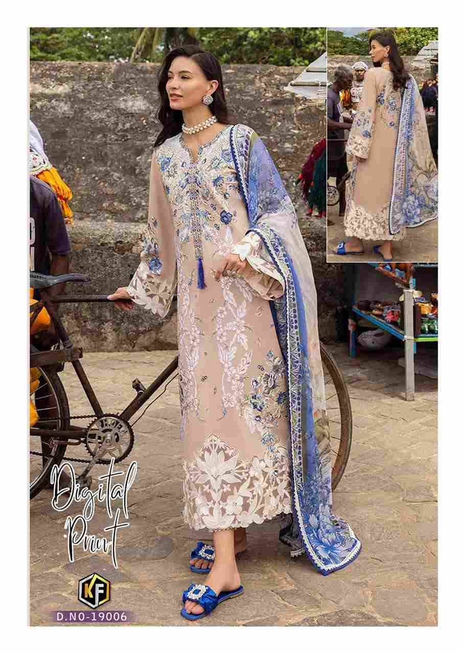 Sobia Nazir Vol-19 By Keval Fab 19001 To 19006 Series Beautiful Festive Suits Colorful Stylish Fancy Casual Wear & Ethnic Wear Heavy Cotton Print Dresses At Wholesale Price