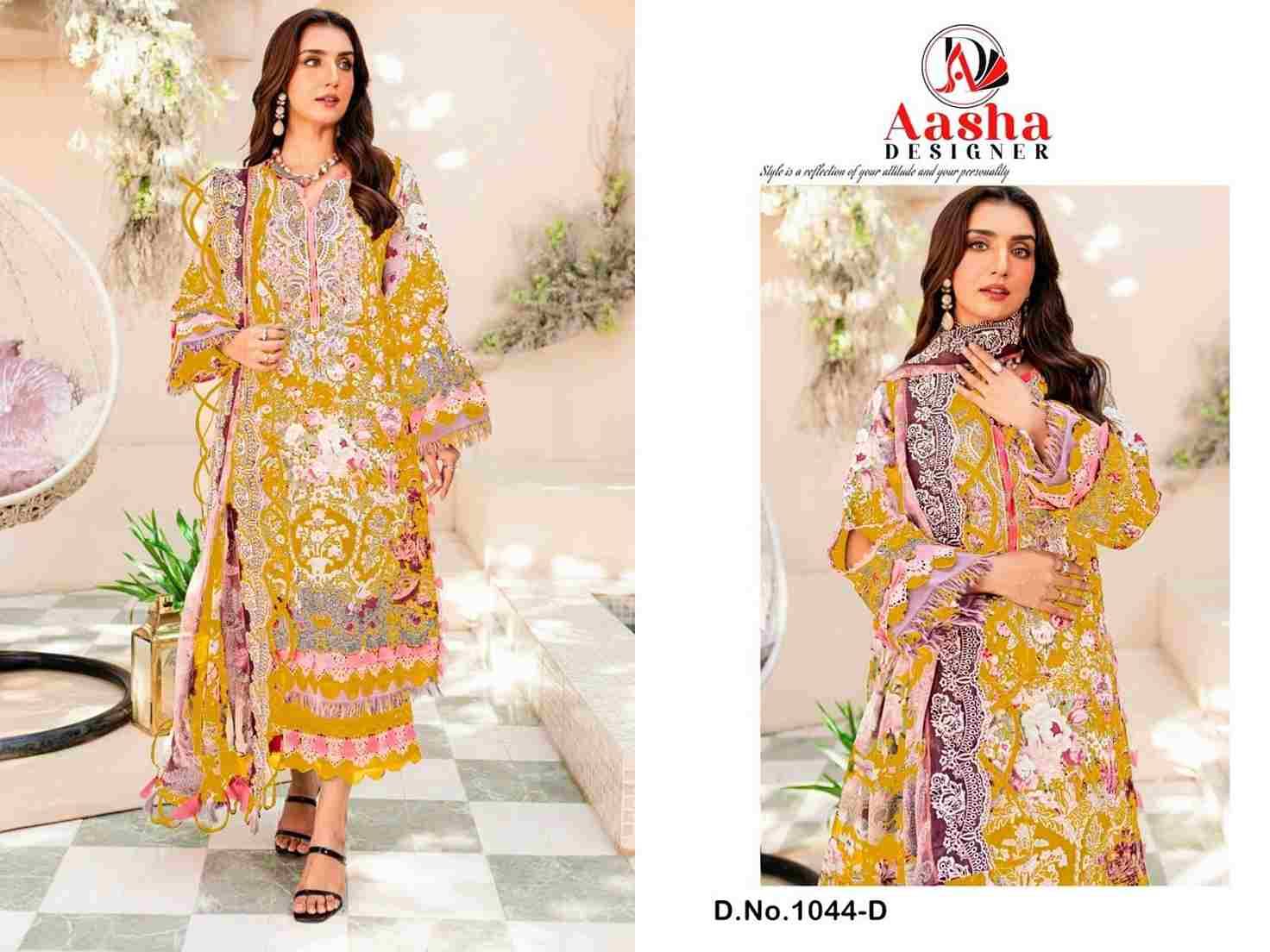 Needle Wonder Vol-1 By Aasha Designer Designer Pakistani Suits Collection Beautiful Stylish Fancy Colorful Party Wear & Occasional Wear Pure Cotton Dresses At Wholesale Price