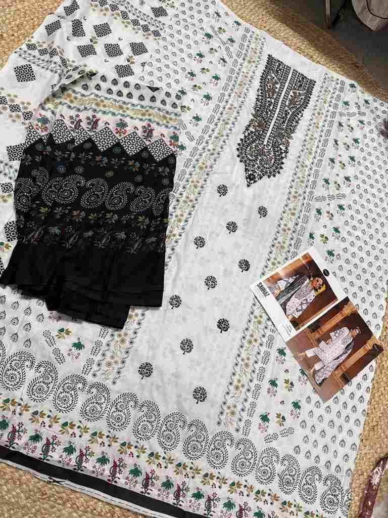 Sahnaz Black And White Collection By Mehboob Tex 1505 To 1508 Series Beautiful Pakistani Suits Stylish Fancy Colorful Party Wear & Occasional Wear Pure Cotton Dresses At Wholesale Price