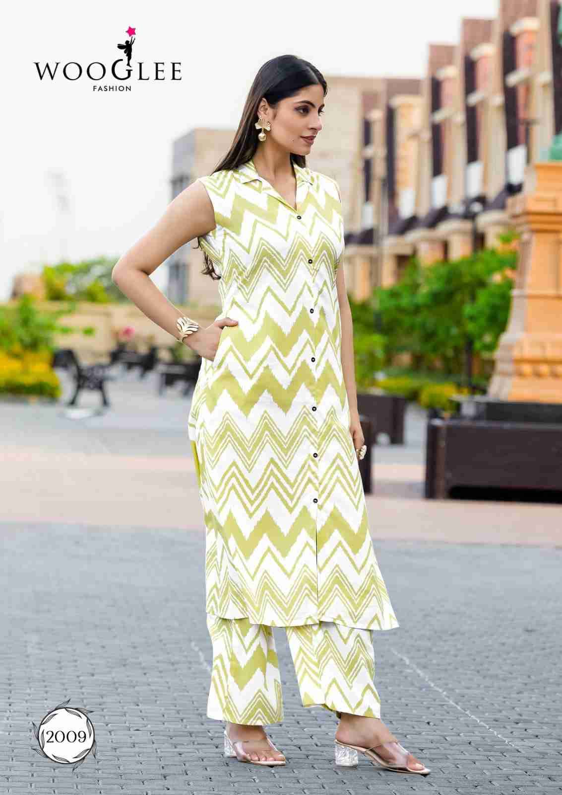 Samiksha Vol-2 By Wooglee 2007 To 2012 Series Designer Pakistani Suits Collection Beautiful Stylish Fancy Colorful Party Wear & Occasional Wear Rayon Print Print With Bottom At Wholesale Price