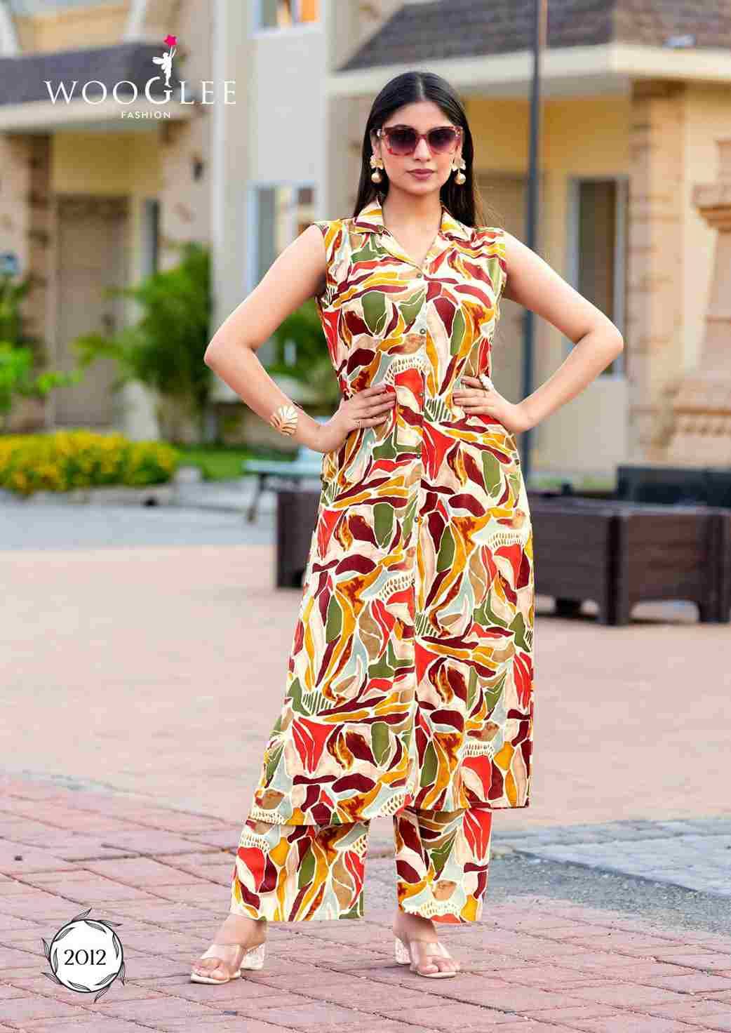 Samiksha Vol-2 By Wooglee 2007 To 2012 Series Designer Pakistani Suits Collection Beautiful Stylish Fancy Colorful Party Wear & Occasional Wear Rayon Print Print With Bottom At Wholesale Price