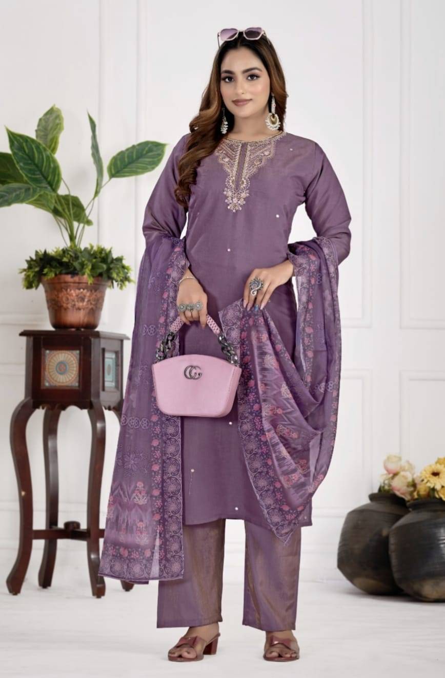 Kalini By Bellarosa 101 To 104 Series Beautiful Stylish Fancy Colorful Casual Wear & Ethnic Wear Roman Shimmer Dresses At Wholesale Price
