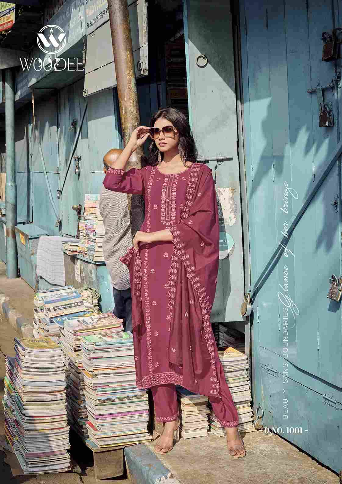 Victoria By Woodee 1001 To 1006 Series Designer Stylish Fancy Colorful Beautiful Party Wear & Ethnic Wear Collection Viscose Silk Dresses At Wholesale Price