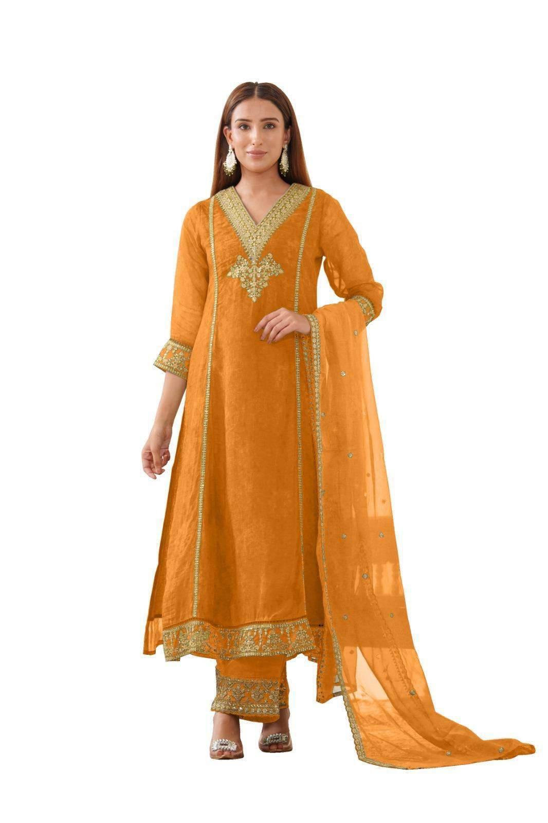 Apanra By Fashid Wholesale 01 To 04 Series Beautiful Festive Suits Colorful Stylish Fancy Casual Wear & Ethnic Wear Organza Dresses At Wholesale Price