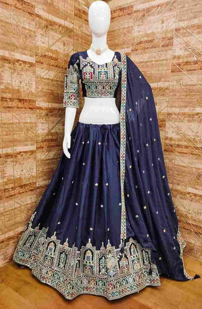 Pc-03 By Fashid Wholesale 01 To 04 Series Bridal Wear Collection Beautiful Stylish Colorful Fancy Party Wear & Occasional Wear Vichitra Silk Lehengas At Wholesale Price
