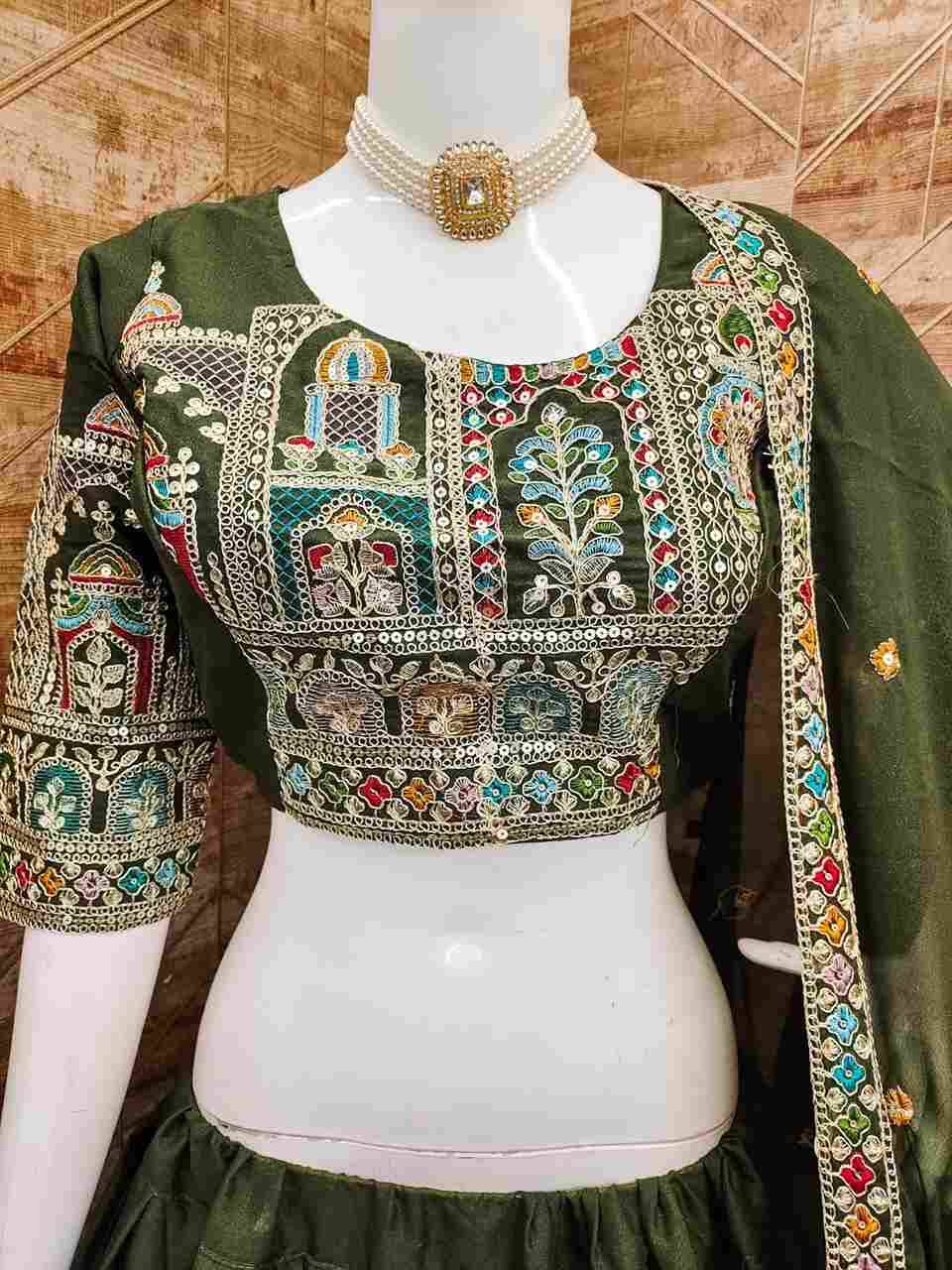 Pc-03 By Fashid Wholesale 01 To 04 Series Bridal Wear Collection Beautiful Stylish Colorful Fancy Party Wear & Occasional Wear Vichitra Silk Lehengas At Wholesale Price