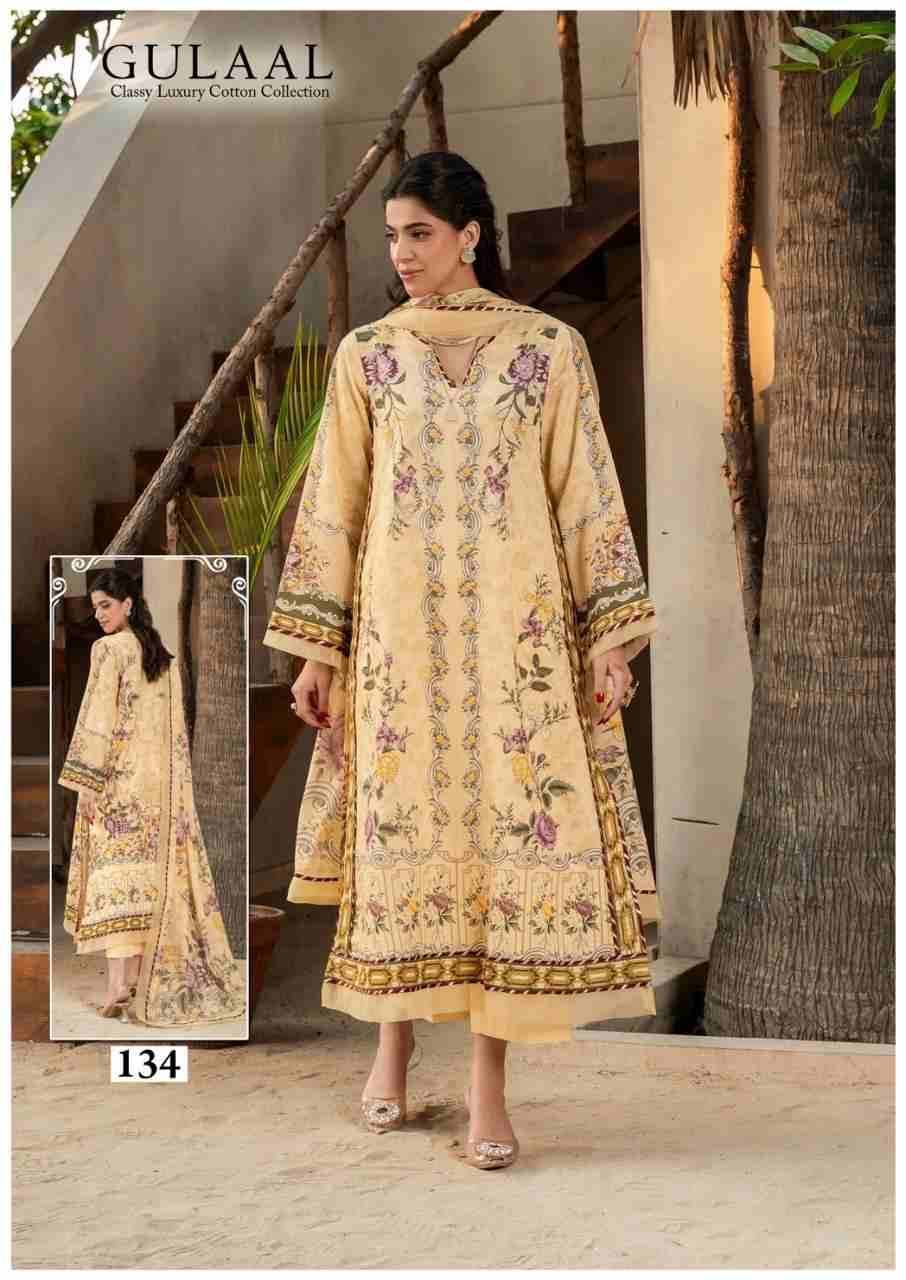Gulaal Vol-14 By Fashid Wholesale 131 To 140 Series Beautiful Festive Suits Stylish Fancy Colorful Casual Wear & Ethnic Wear Pure Cotton Print Dresses At Wholesale Price