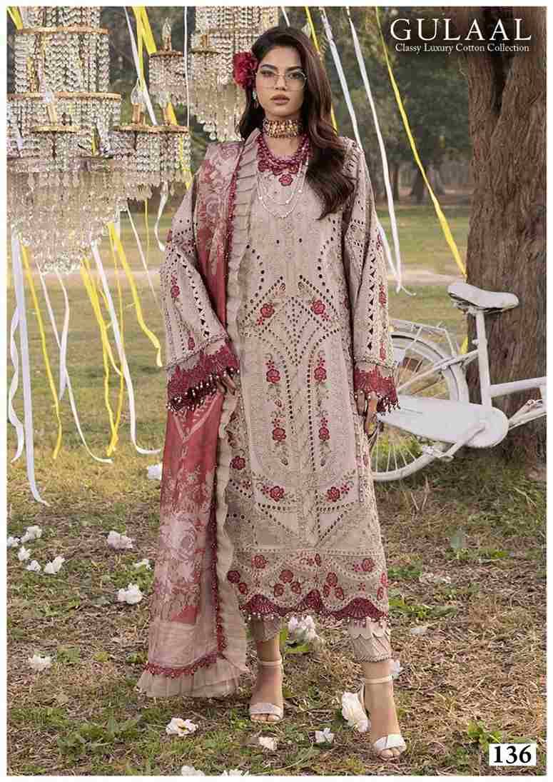 Gulaal Vol-14 By Fashid Wholesale 131 To 140 Series Beautiful Festive Suits Stylish Fancy Colorful Casual Wear & Ethnic Wear Pure Cotton Print Dresses At Wholesale Price