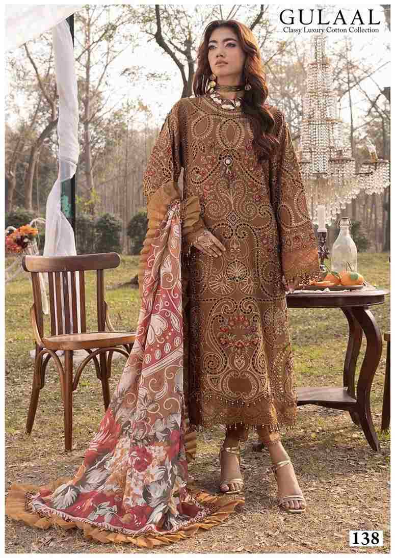 Gulaal Vol-14 By Fashid Wholesale 131 To 140 Series Beautiful Festive Suits Stylish Fancy Colorful Casual Wear & Ethnic Wear Pure Cotton Print Dresses At Wholesale Price