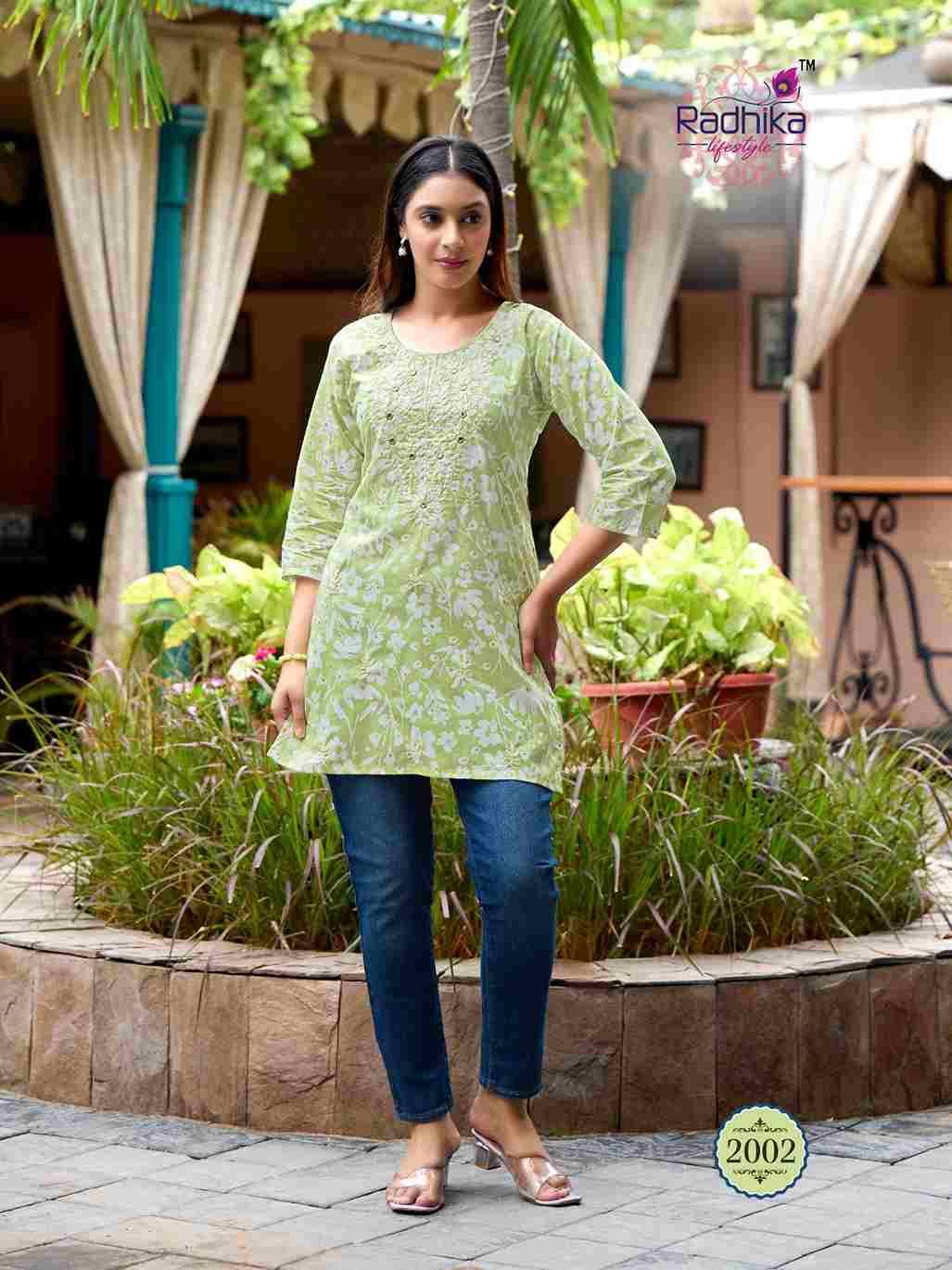 Summer Shine Vol-2 By Radhika Lifestyle 2001 To 2010 Series Designer Stylish Fancy Colorful Beautiful Party Wear & Ethnic Wear Collection Pure Cotton Tops At Wholesale Price