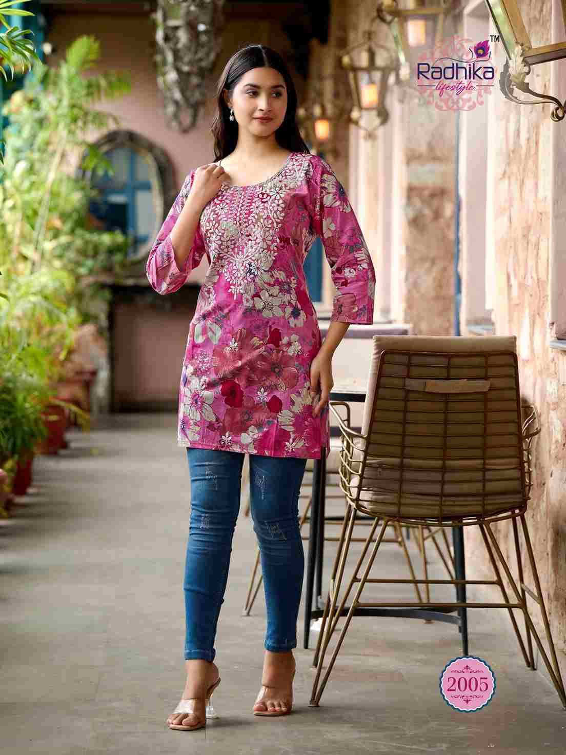 Summer Shine Vol-2 By Radhika Lifestyle 2001 To 2010 Series Designer Stylish Fancy Colorful Beautiful Party Wear & Ethnic Wear Collection Pure Cotton Tops At Wholesale Price