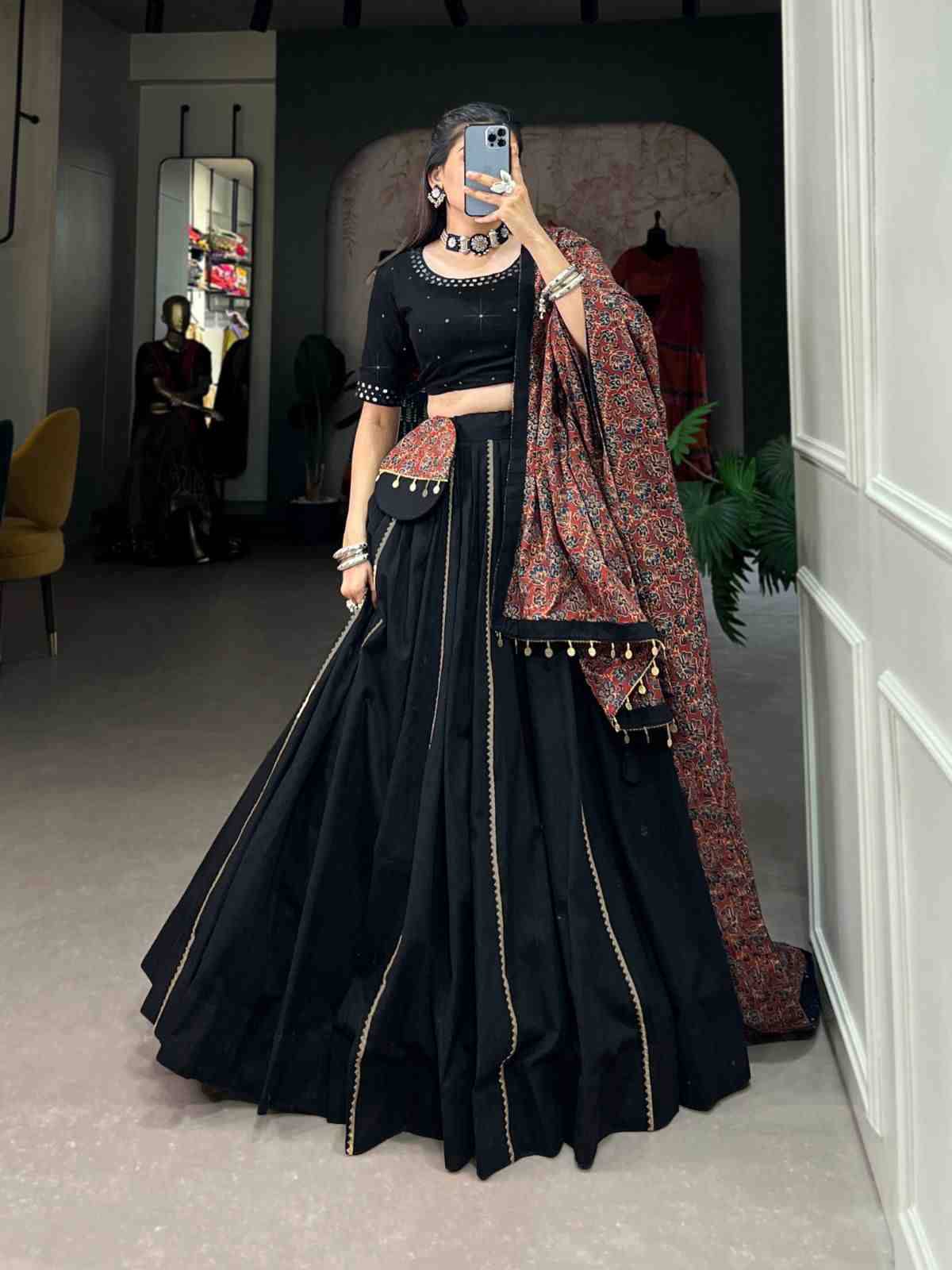 Pc-08 By Fashid Wholesale 01 To 04 Series Wear Collection Beautiful Stylish Colorful Fancy Party Wear & Occasional Wear Rayon Cotton Lehengas At Wholesale Price
