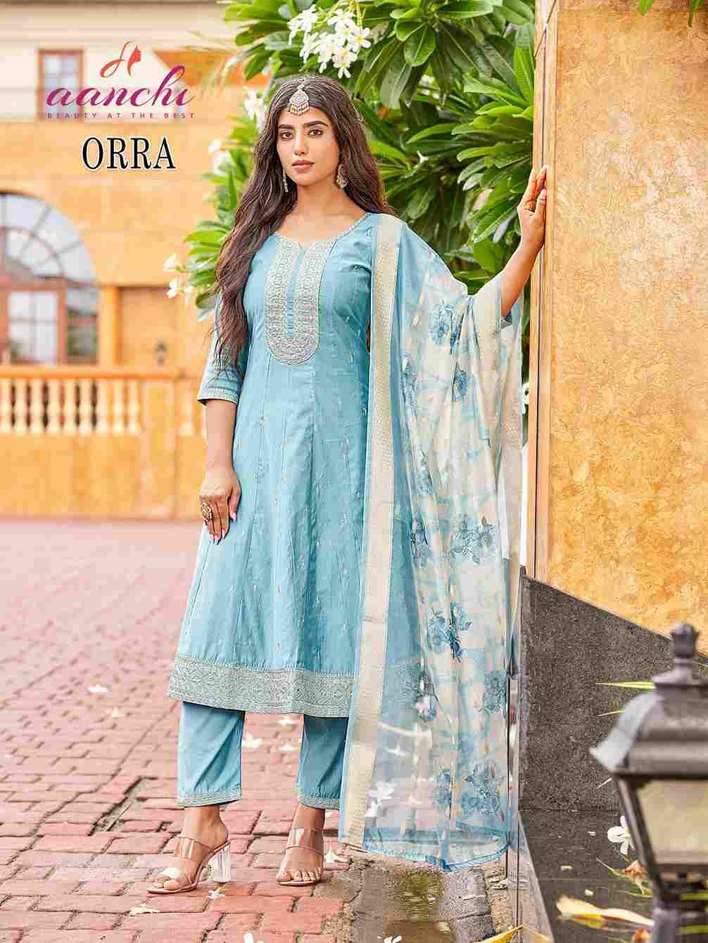 Orra By Aanchi 01 To 03 Series Beautiful Suits Colorful Stylish Fancy Casual Wear & Ethnic Wear Vatican Dresses At Wholesale Price