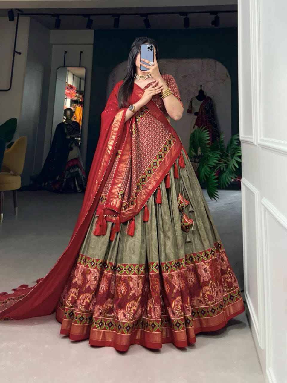 Pc-10 By Fashid Wholesale 01 To 04 Series Wear Collection Beautiful Stylish Colorful Fancy Party Wear & Occasional Wear Pure Dola Silk Lehengas At Wholesale Price