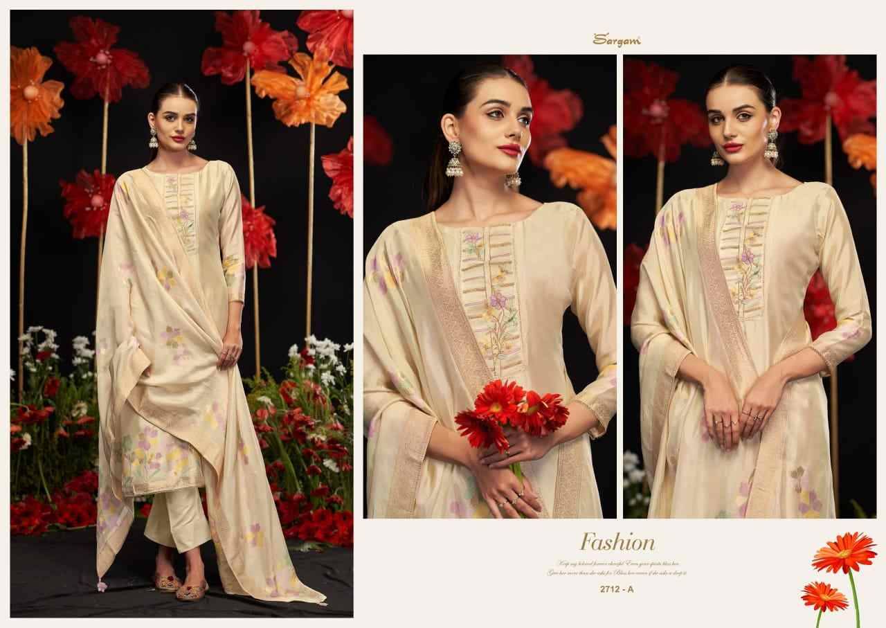Armani By Sargam Prints 2712-A To 2712-F Series Beautiful Festive Suits Stylish Fancy Colorful Casual Wear & Ethnic Wear Pure Viscose Silk Jacquard Dresses At Wholesale Price