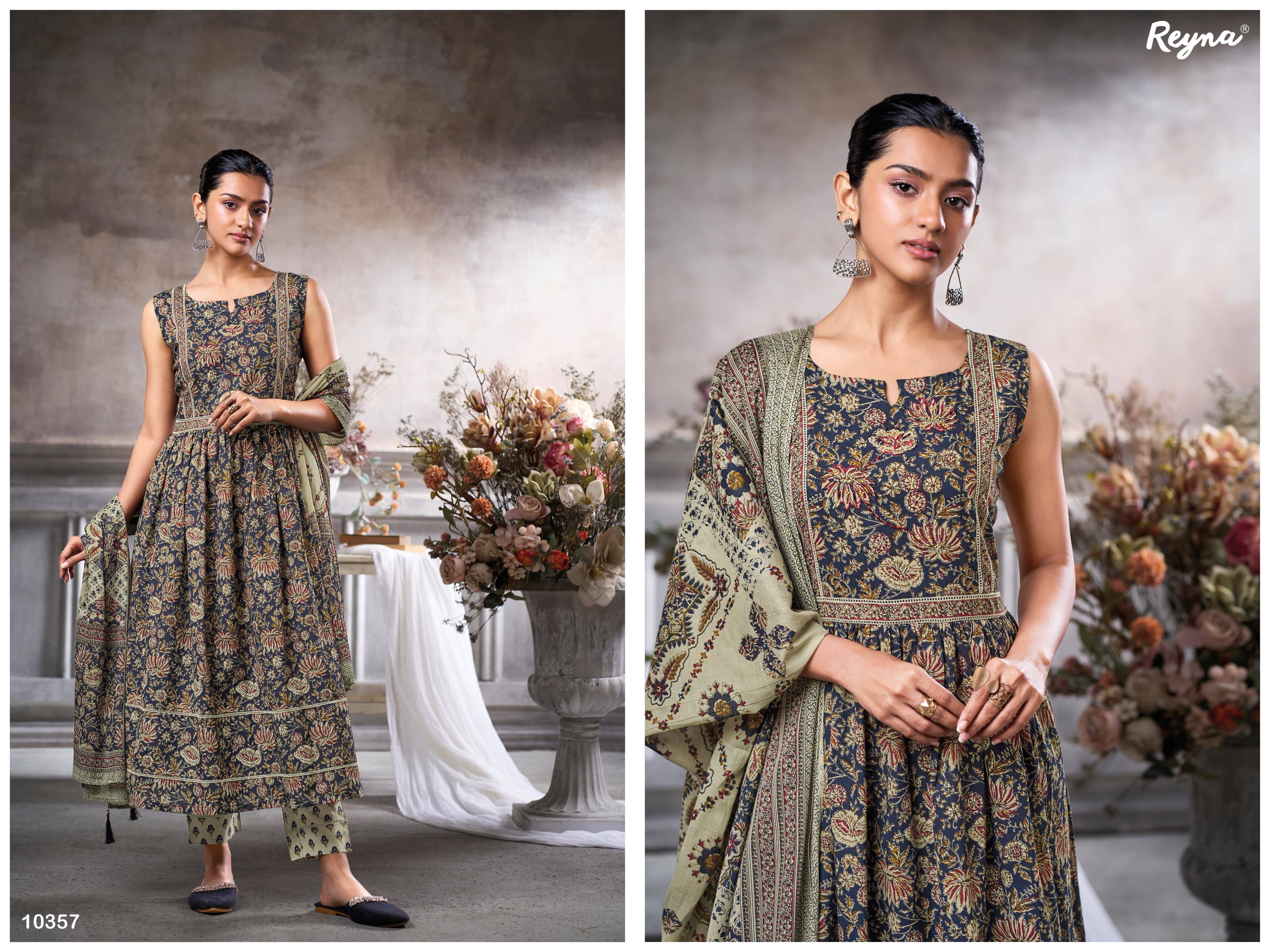 Naz By Reyna 10356 To 10359 Series Designer Stylish Fancy Colorful Beautiful Party Wear & Ethnic Wear Collection Pure Cotton Print Tops At Wholesale Price