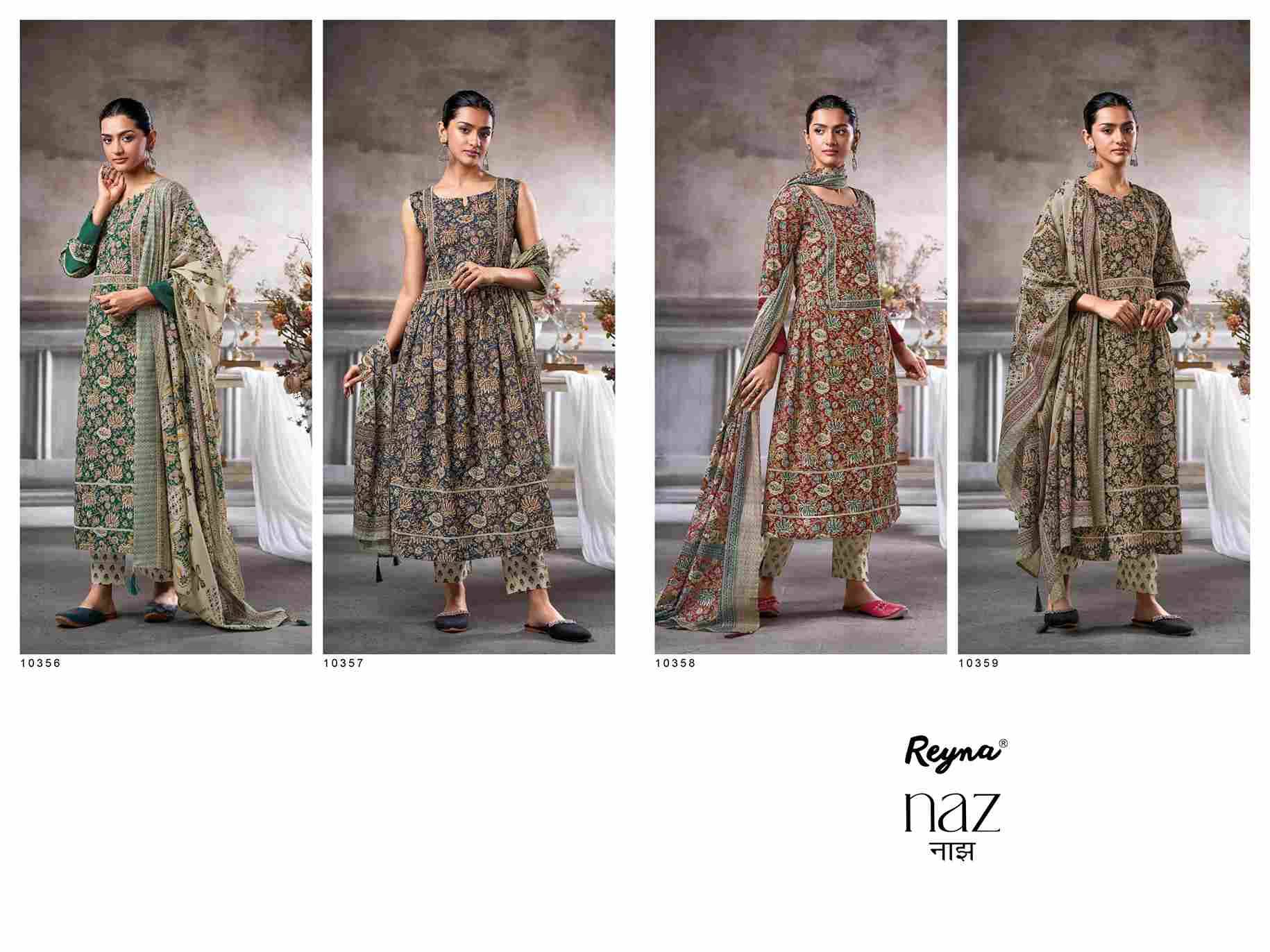 Naz By Reyna 10356 To 10359 Series Designer Stylish Fancy Colorful Beautiful Party Wear & Ethnic Wear Collection Pure Cotton Print Tops At Wholesale Price