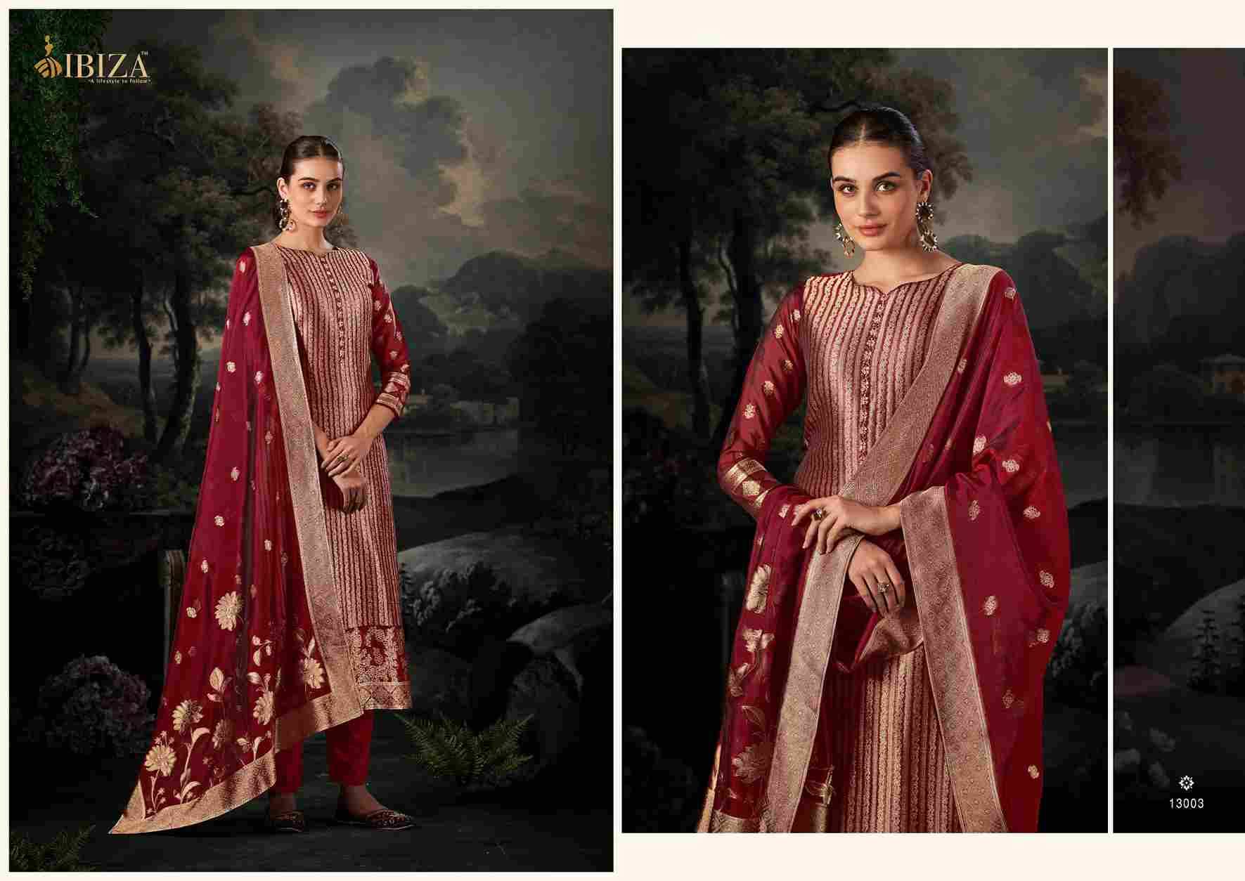 Amayra Vol-3 By Ibiza 13001 To 13004 Series Beautiful Festive Suits Colorful Stylish Fancy Casual Wear & Ethnic Wear Bangalori Silk Jacquard Dresses At Wholesale Price