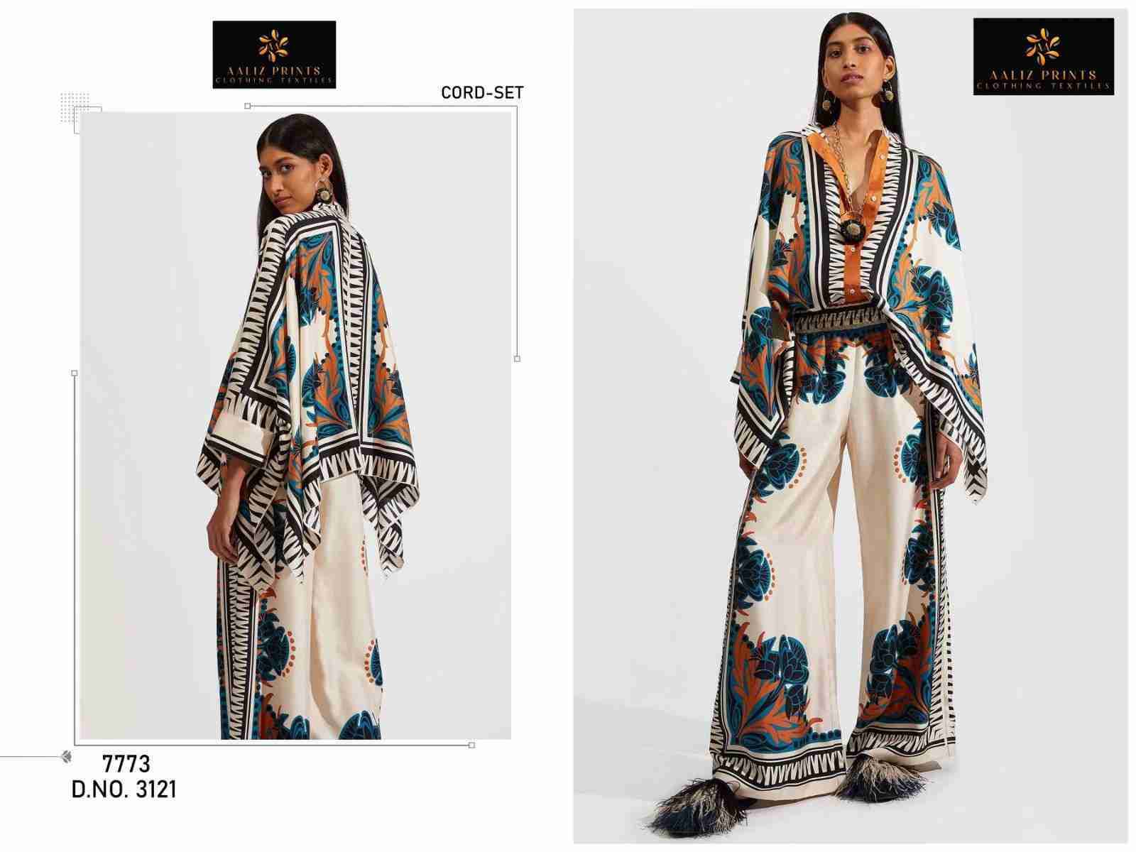 Cord Set Vol-11 By Aaliz Prints 3119 To 3122 Series Designer Stylish Fancy Colorful Beautiful Party Wear & Ethnic Wear Collection Lawn Print Co-Ord At Wholesale Price