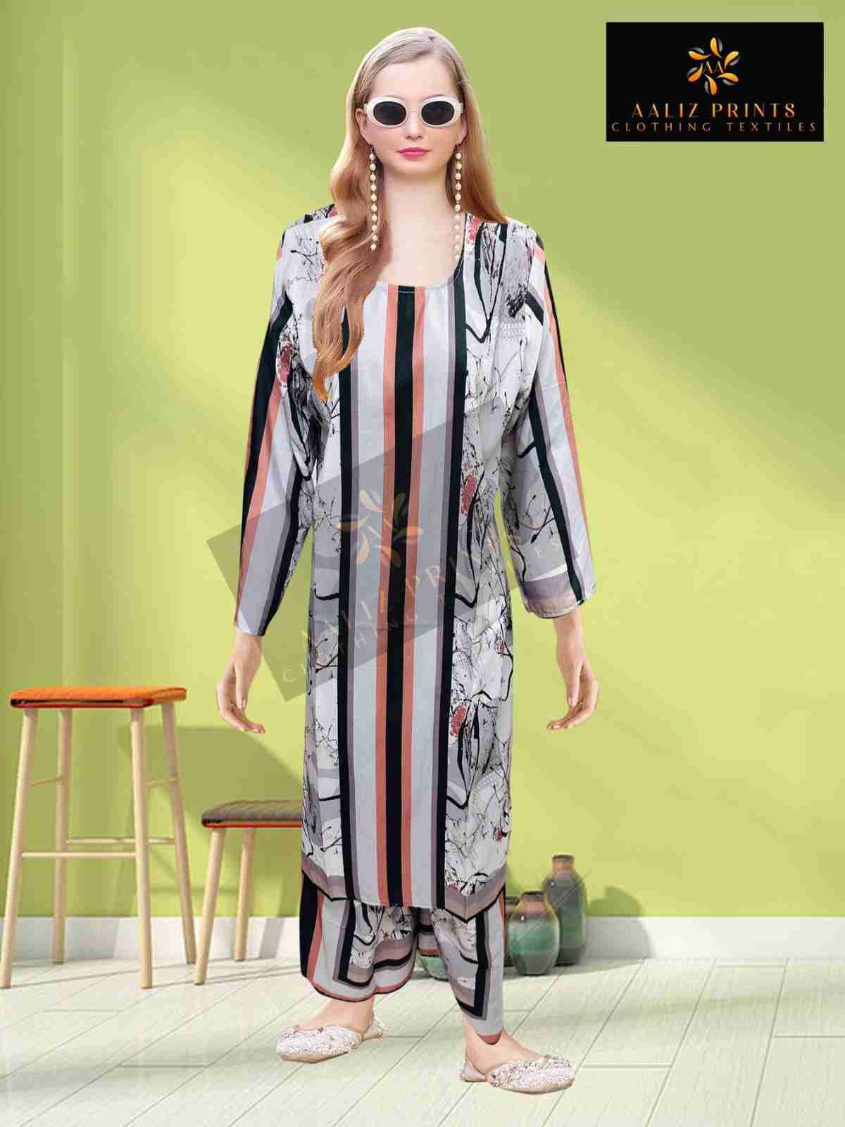 Cord Set Vol-12 By Aaliz Prints 3123 To 3126 Series Designer Stylish Fancy Colorful Beautiful Party Wear & Ethnic Wear Collection Lawn Print Co-Ord At Wholesale Price