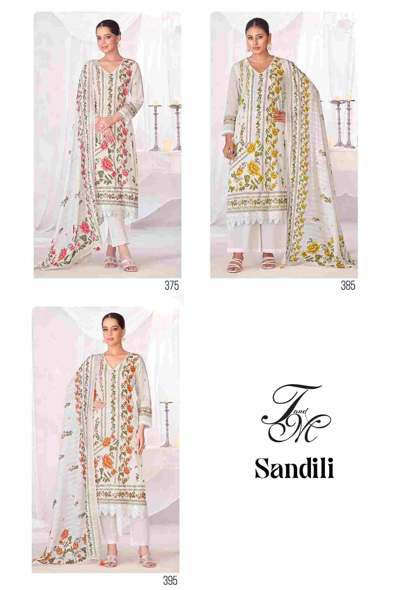 Sandili By T And M Designer Studio Beautiful Festive Suits Colorful Stylish Fancy Casual Wear & Ethnic Wear Pure Cotton Dresses At Wholesale Price