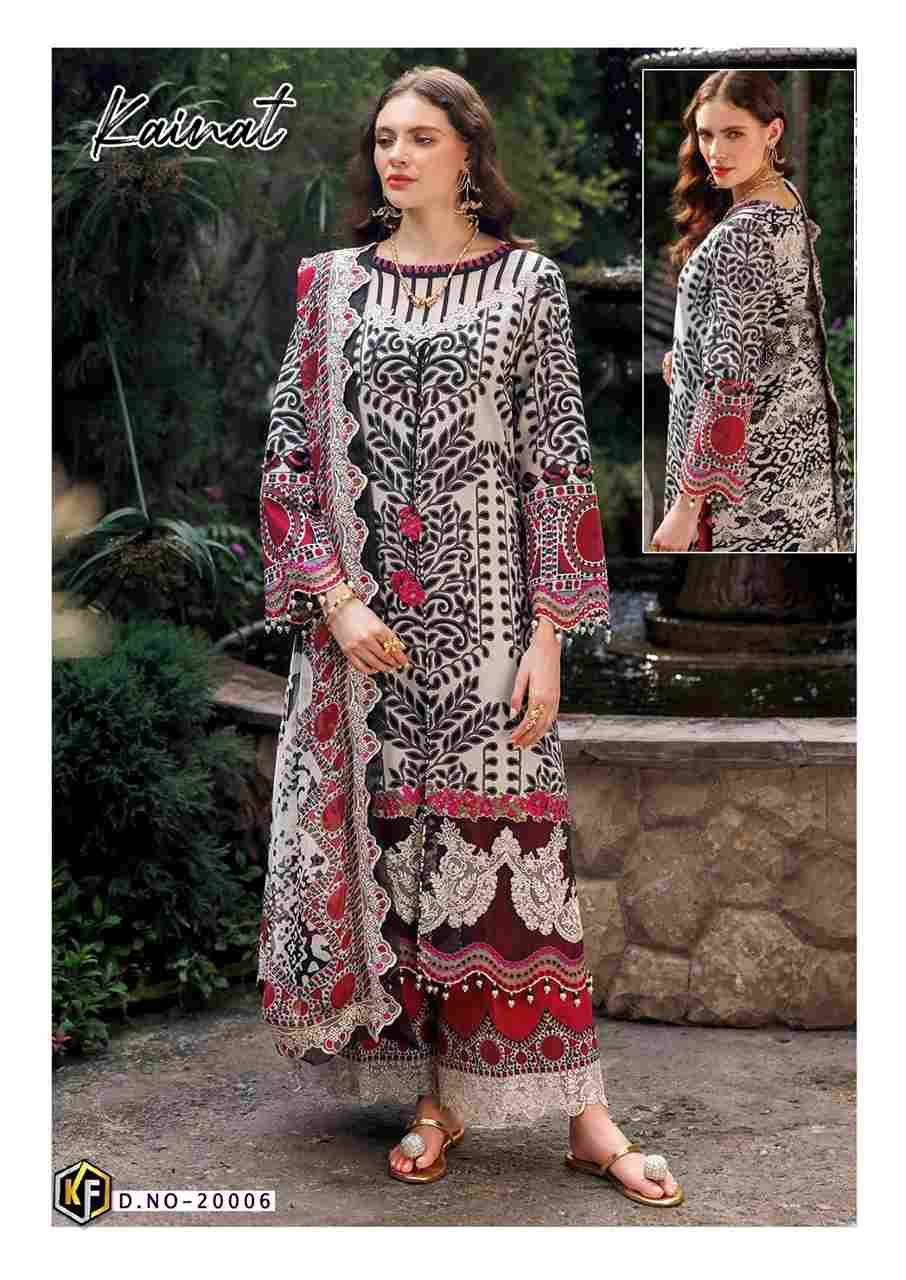 Kainat Vol-20 By Keval Fab 20001 To 20006 Series Beautiful Suits Colorful Stylish Fancy Casual Wear & Ethnic Wear Pure Lawn Cotton Dresses At Wholesale Price