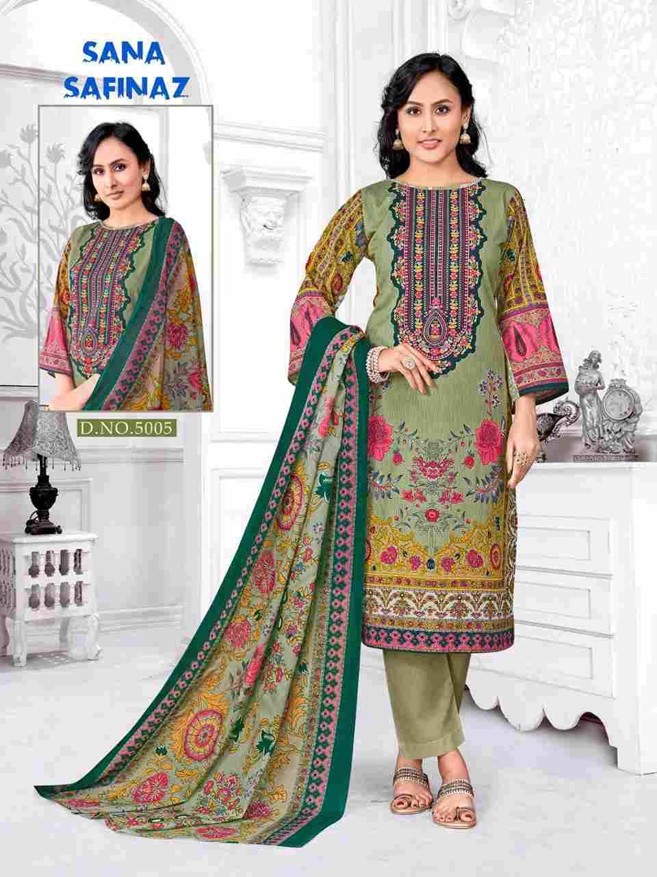 Sana Safinaz Vol-5 By Ganesha 5004 To 5011 Series Beautiful Festive Suits Stylish Fancy Colorful Party Wear & Occasional Wear Pure Cotton Dresses At Wholesale Price