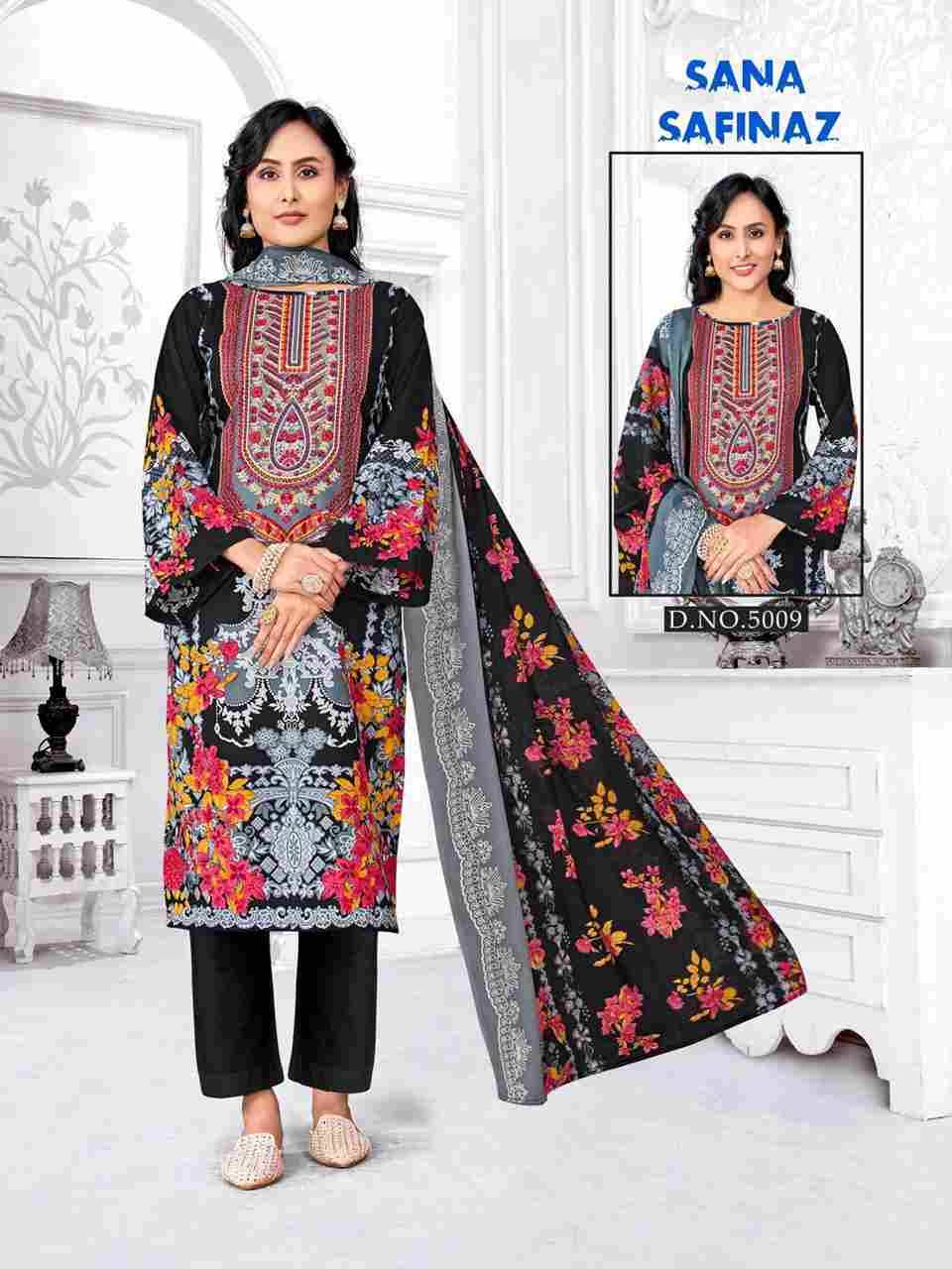 Sana Safinaz Vol-5 By Ganesha 5004 To 5011 Series Beautiful Festive Suits Stylish Fancy Colorful Party Wear & Occasional Wear Pure Cotton Dresses At Wholesale Price