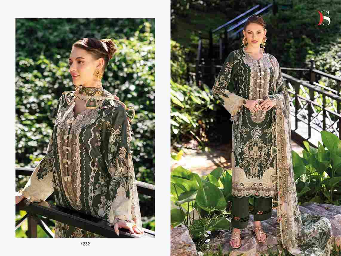 Jade Bliss Lawn-25 By Deepsy Suits 1231 To 1236 Series Designer Pakistani Suits Beautiful Stylish Fancy Colorful Party Wear & Occasional Wear Pure Cotton Dresses At Wholesale Price
